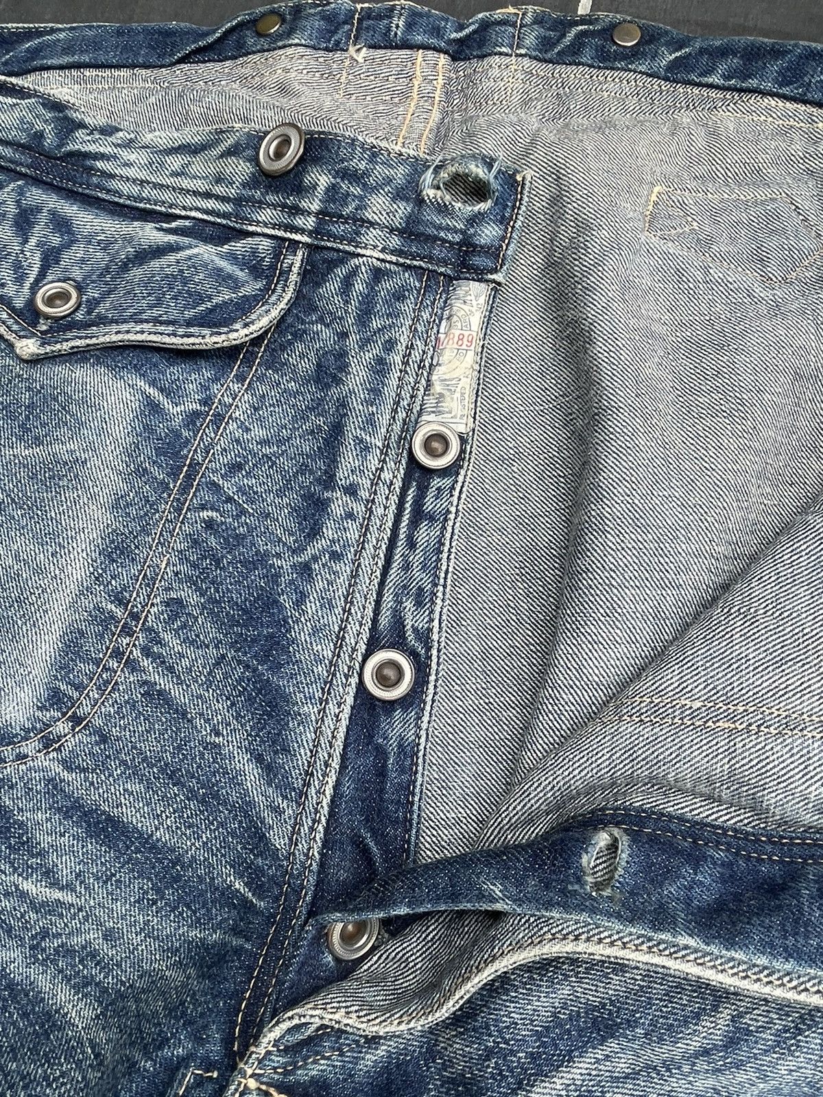 Japanese Brand Vintage Warehouse & Co Selvedge 40th Anniversary Size US 33 - 23 Thumbnail