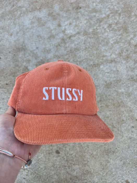 Vintage VINTAGE CORDUROY STUSSY HAT | Grailed