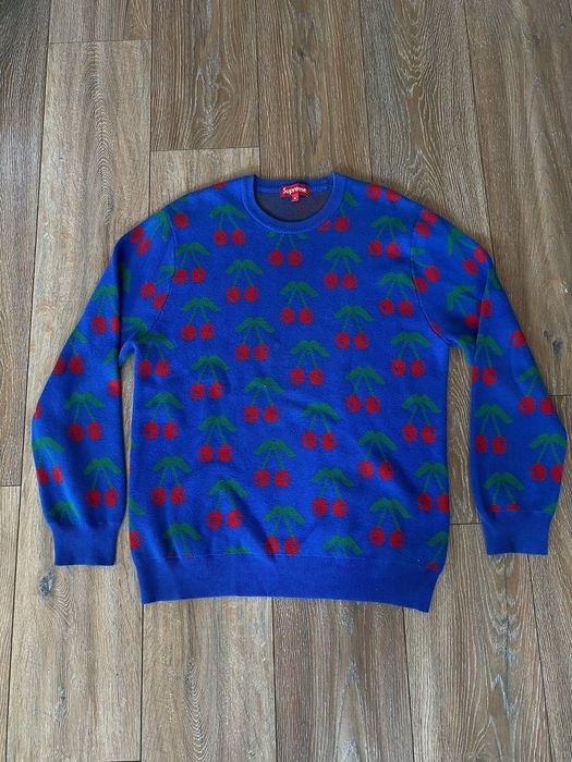 Supreme Supreme 2014 Cherries Knitted Sweater | Grailed