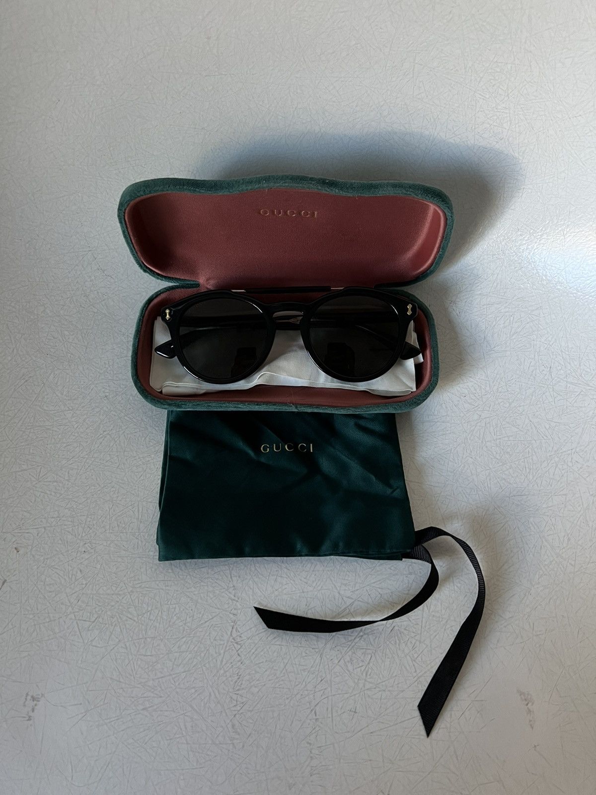 Gucci Acetate Aviator Sunglasses Size ONE SIZE - 2 Thumbnail