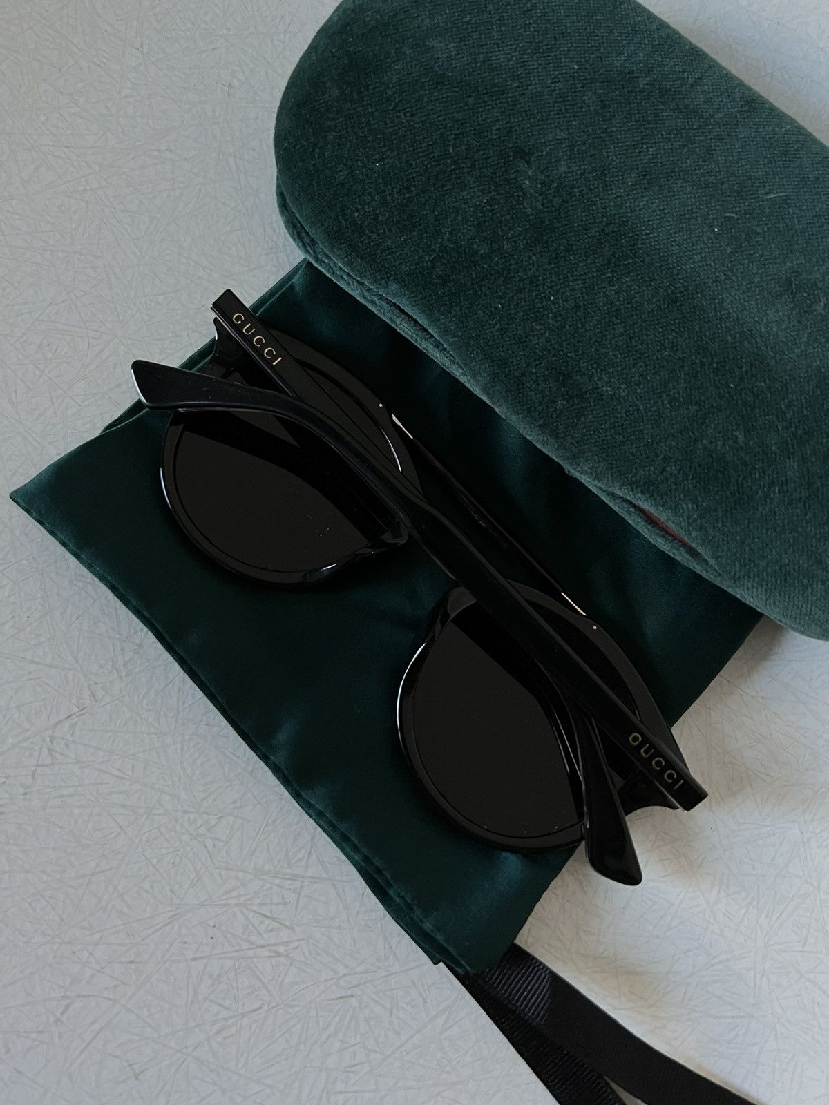 Gucci Acetate Aviator Sunglasses Size ONE SIZE - 3 Thumbnail