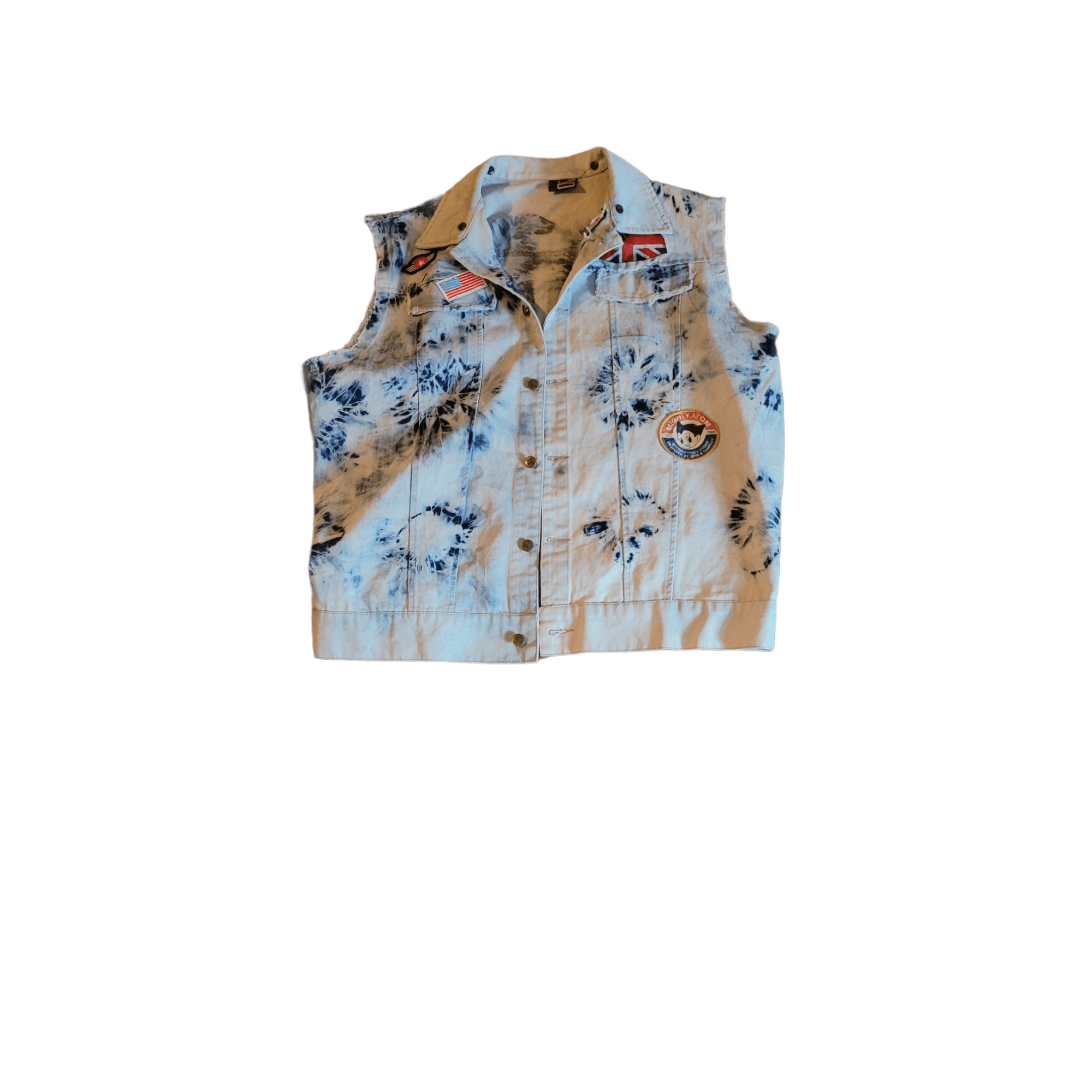 Hudson men hudson outerwear denim sleeveless jacket size xxxl chest