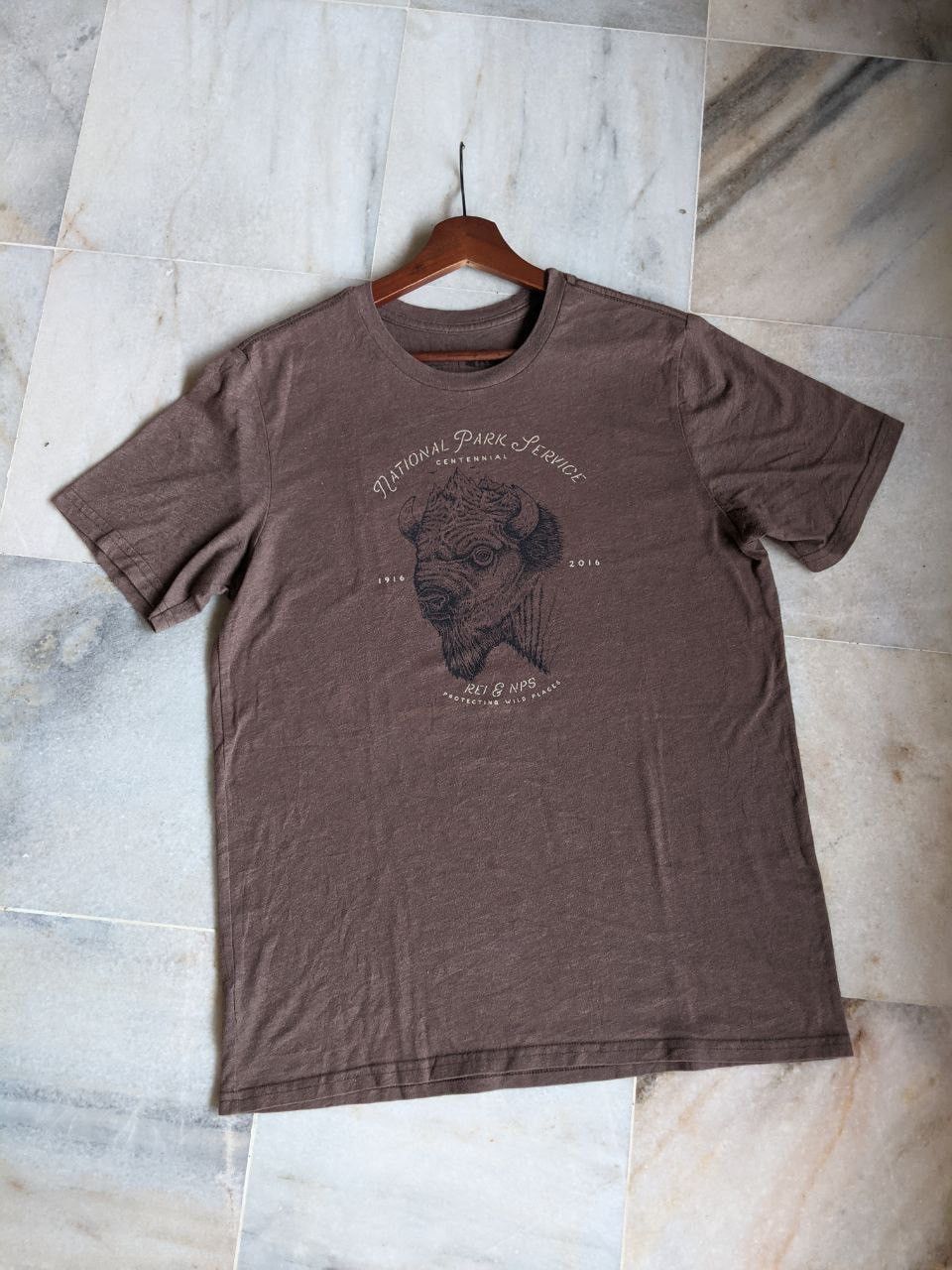 Habitat Vintage Gnu National Park Service Tee x The Mountain Size US M / EU 48-50 / 2 - 6 Thumbnail