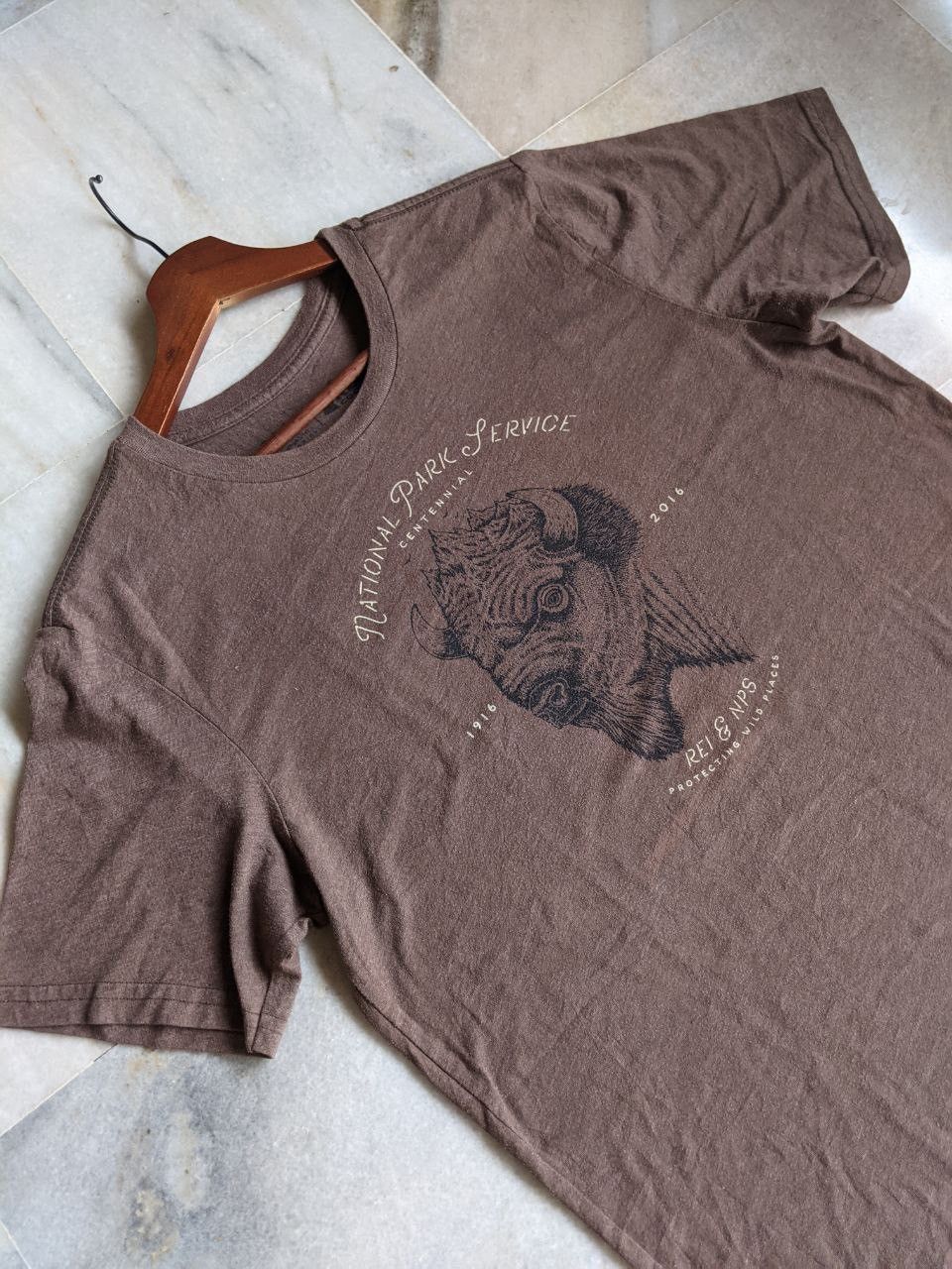 Habitat Vintage Gnu National Park Service Tee x The Mountain Size US M / EU 48-50 / 2 - 7 Thumbnail