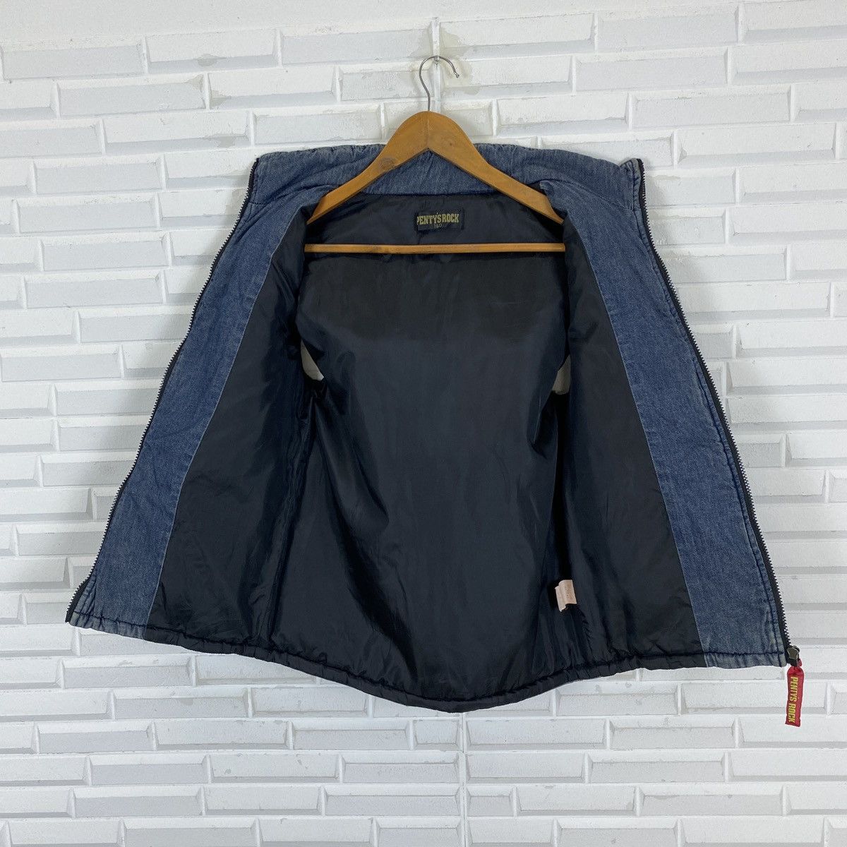 Japanese Brand Penty’s Rock Denim Down Vest Size US S / EU 44-46 / 1 - 6 Thumbnail