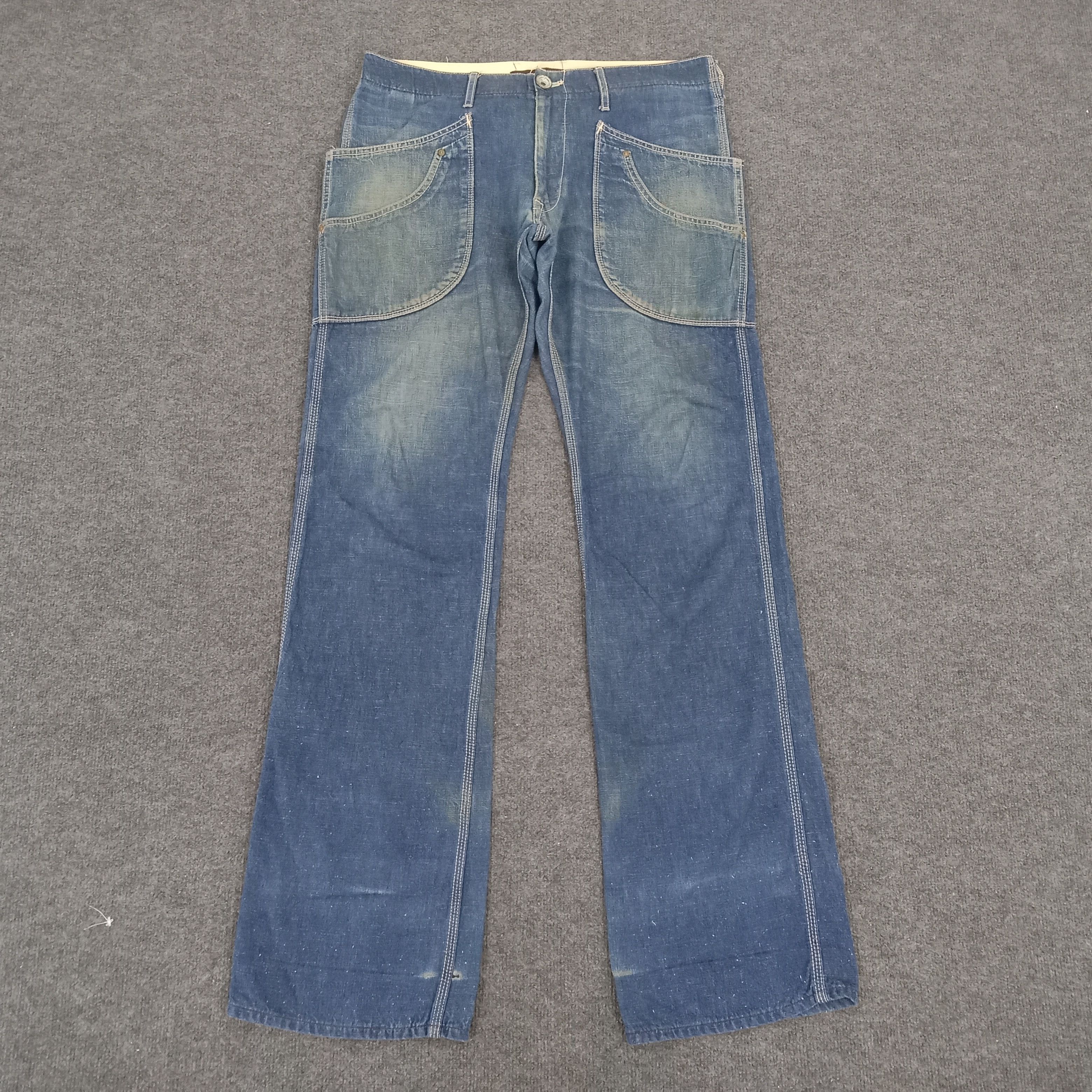 Blue Way Japanese Brand Skateboard Trousers Pants
