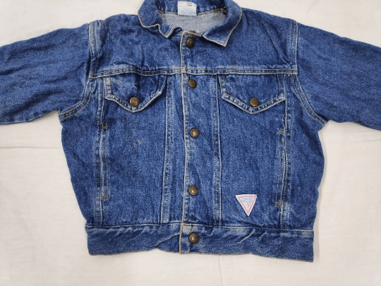 Guess Vintage Guess Denim Jacket Size 6Y Boys Size US XXS / EU 40 - 2 Thumbnail