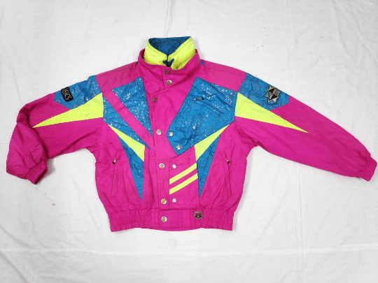 Descente Vintage Super Action Asics Snow Jacket Full Colour Jacket Size US M / EU 48-50 / 2 - 1 Thumbnail