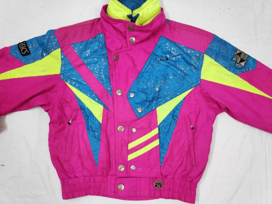 Descente Vintage Super Action Asics Snow Jacket Full Colour Jacket Size US M / EU 48-50 / 2 - 2 Thumbnail