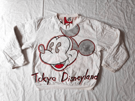Disney Vintage 80s Mickey Mouse Reversible Sweatshirt Full Print Size US L / EU 52-54 / 3 - 6 Thumbnail