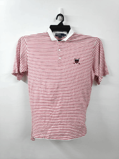 Polo Ralph Lauren Vintage POLO RALPH LAUREN Striped Polo Shirt Size US M / EU 48-50 / 2 - 1 Thumbnail