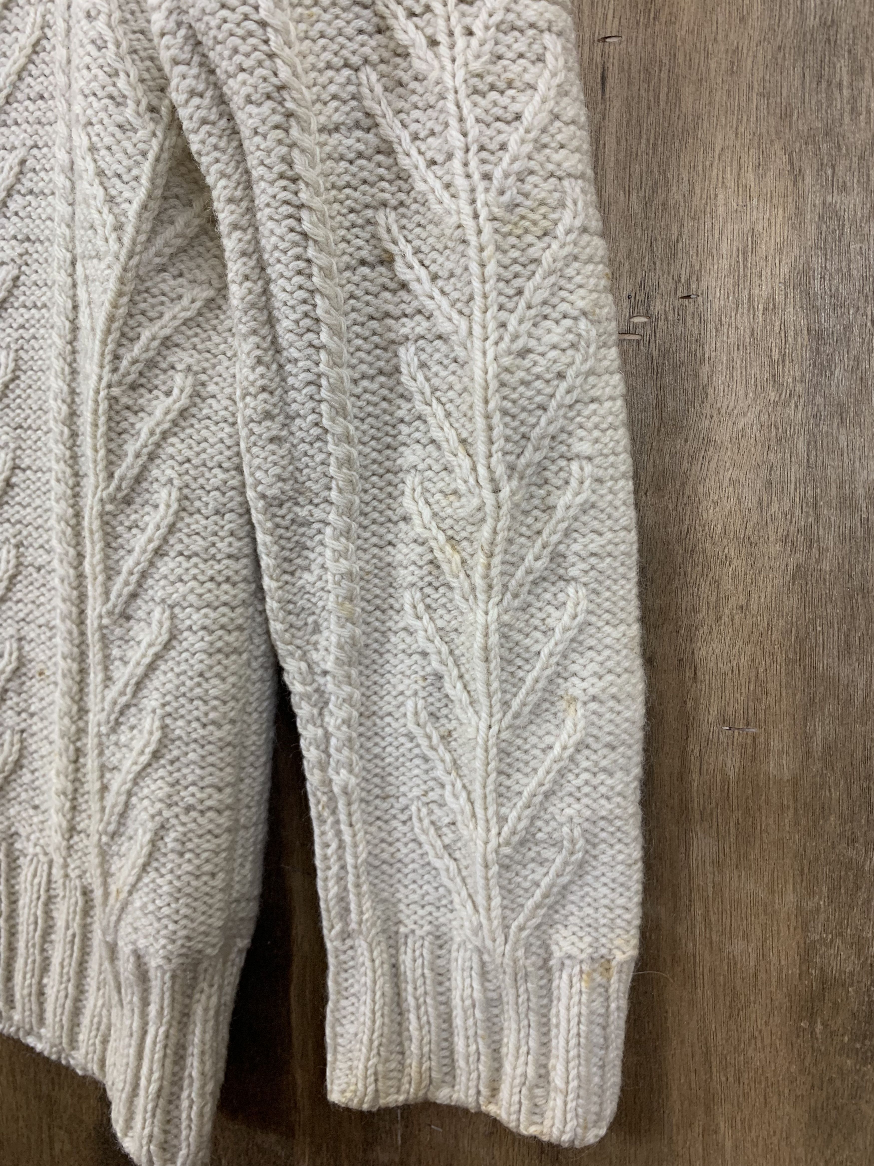 Japanese Brand Cardigan Cable Knit Cream Japanese Branded Streetwear Size M / US 6-8 / IT 42-44 - 16 Thumbnail