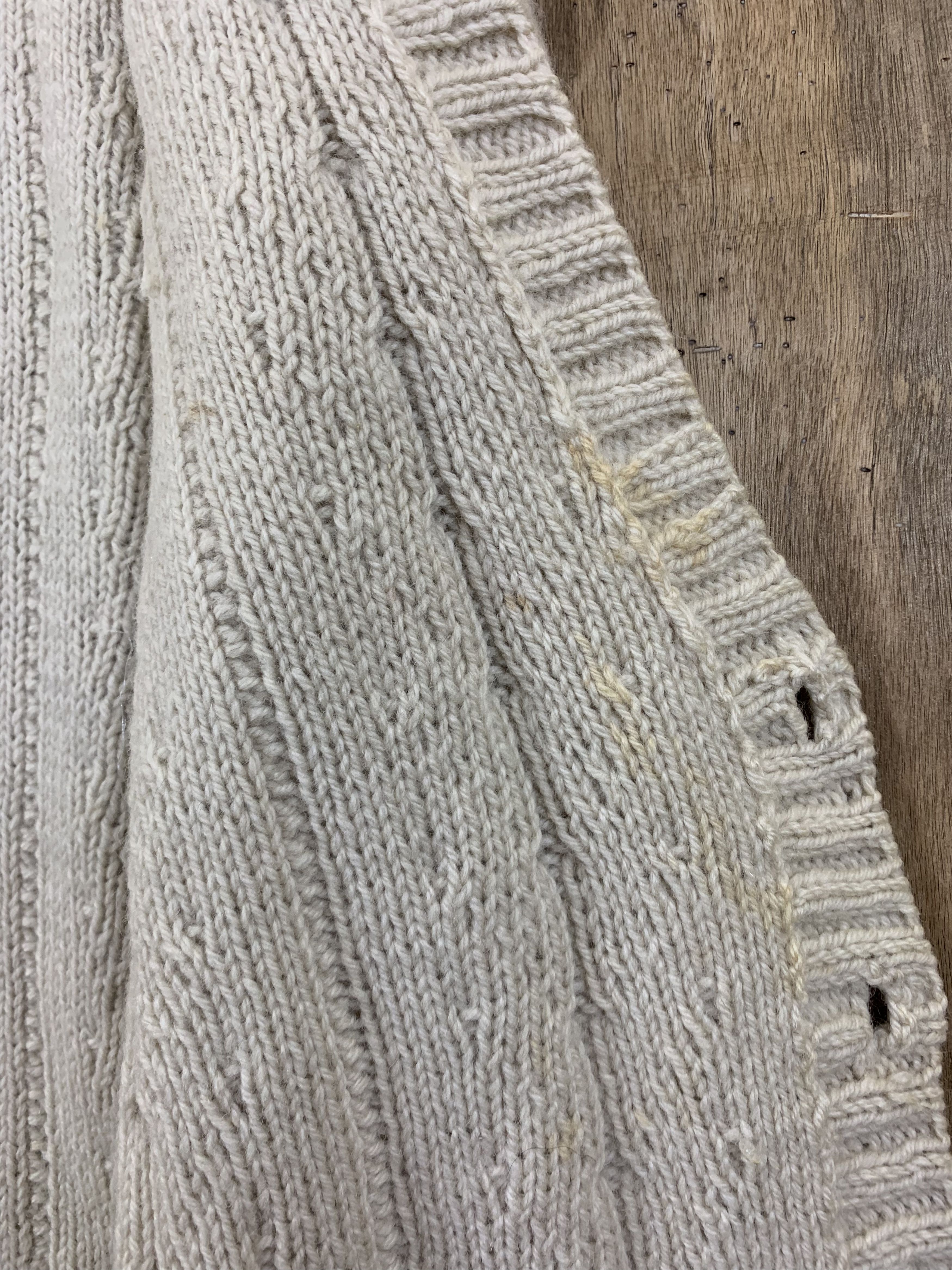Japanese Brand Cardigan Cable Knit Cream Japanese Branded Streetwear Size M / US 6-8 / IT 42-44 - 10 Thumbnail