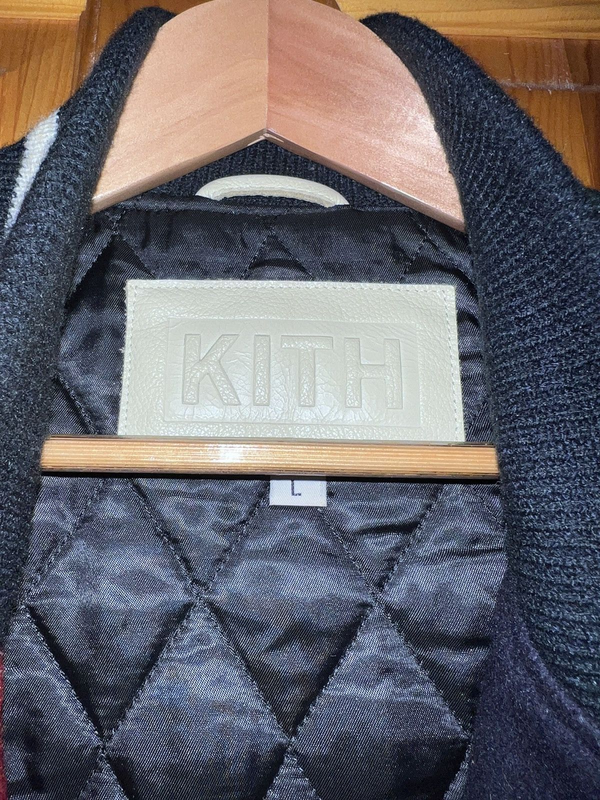 Bergdorf Goodman × Kith KITH X BERGDORF GOODMAN VARSITY BOMBER LARGE Size US L / EU 52-54 / 3 - 4 Thumbnail