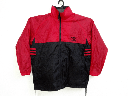Adidas Vintage Adidas Trefoil Windbreaker Jacket Size US L / EU 52-54 / 3 - 1 Thumbnail