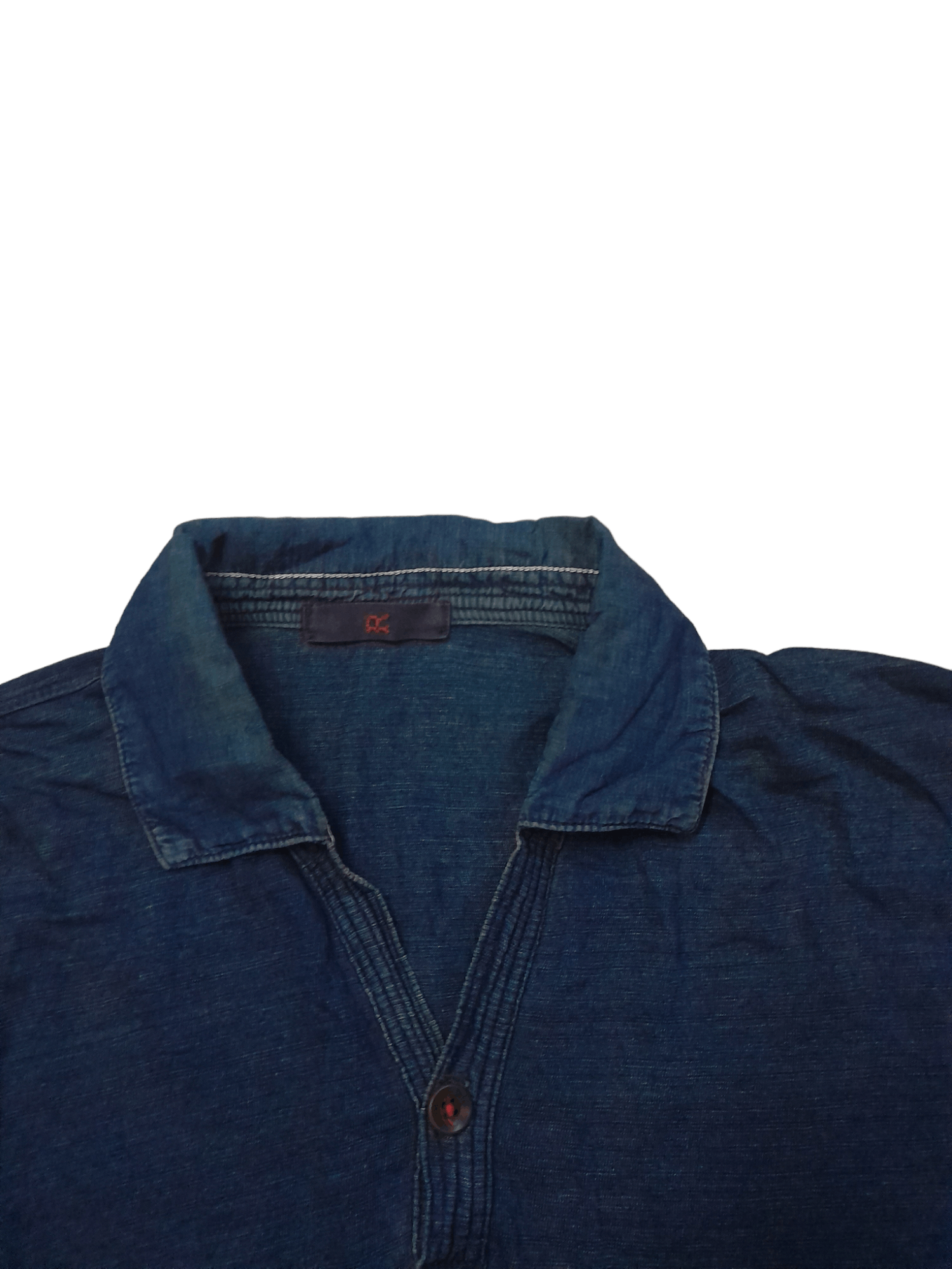 45rpm 45RPM indigo polo Shirt (E685) Size US S / EU 44-46 / 1 - 3 Thumbnail