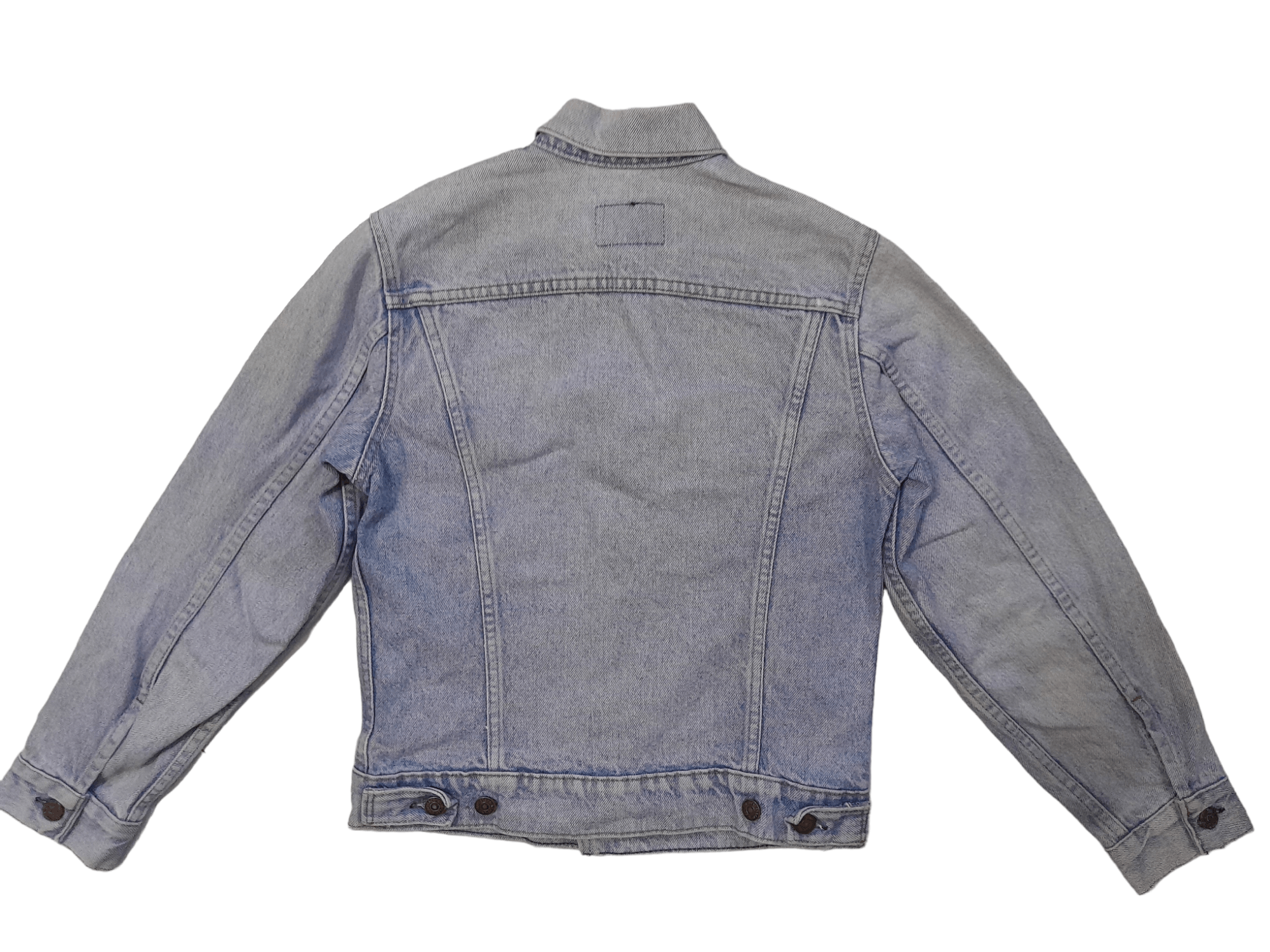 Levi's × Vintage 80s Levi Trucker Stamped Button #511 (E687) Size US S / EU 44-46 / 1 - 5 Thumbnail