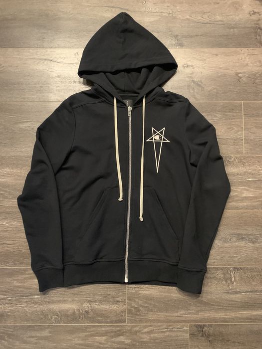 Rick Owens Rick Owens Champion Pentagram Zip Up | Grailed