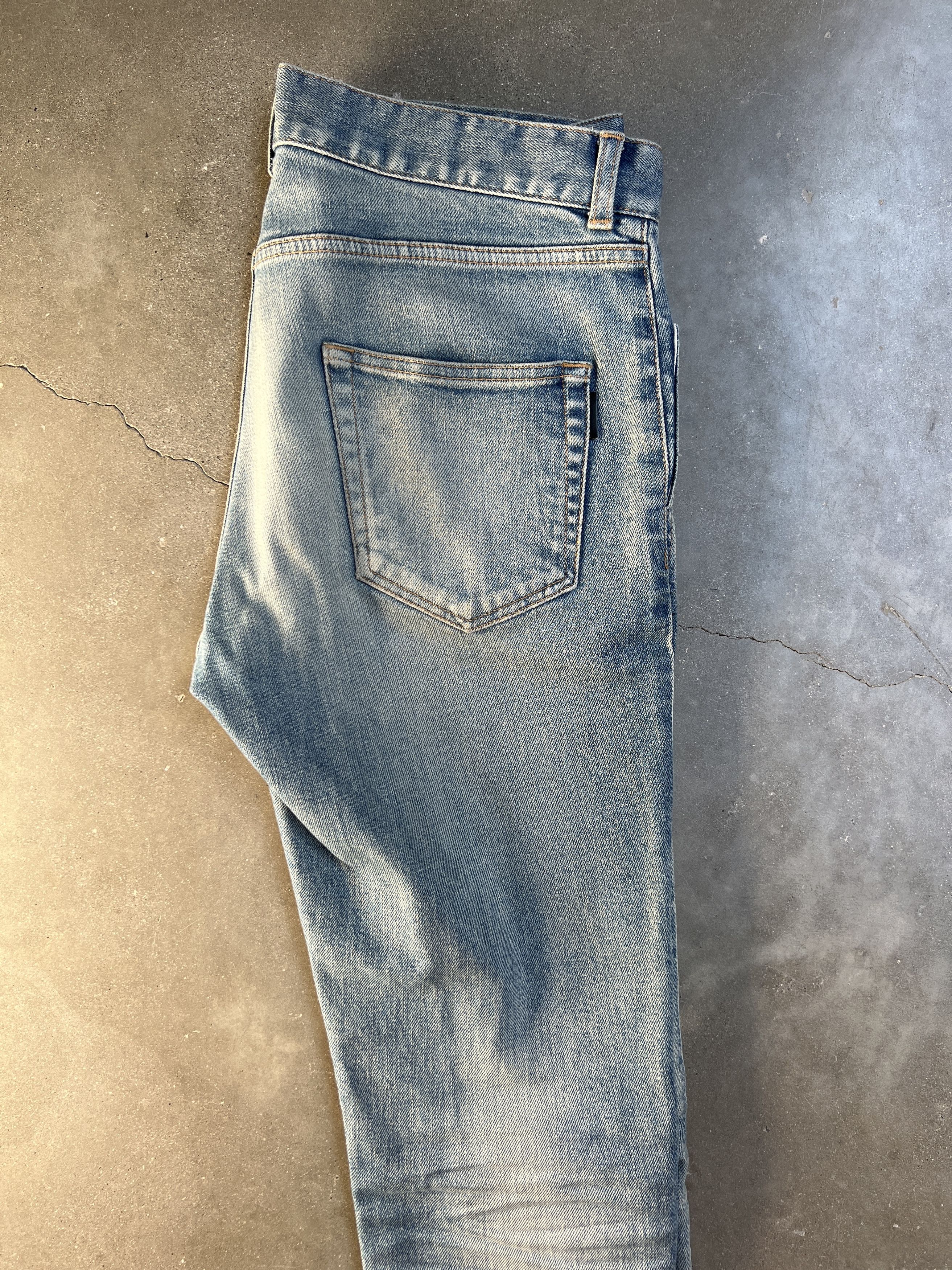 Saint Laurent Paris Saint Laurent Light Wash Skinny Jeans Size US 30 / EU 46 - 10 Thumbnail