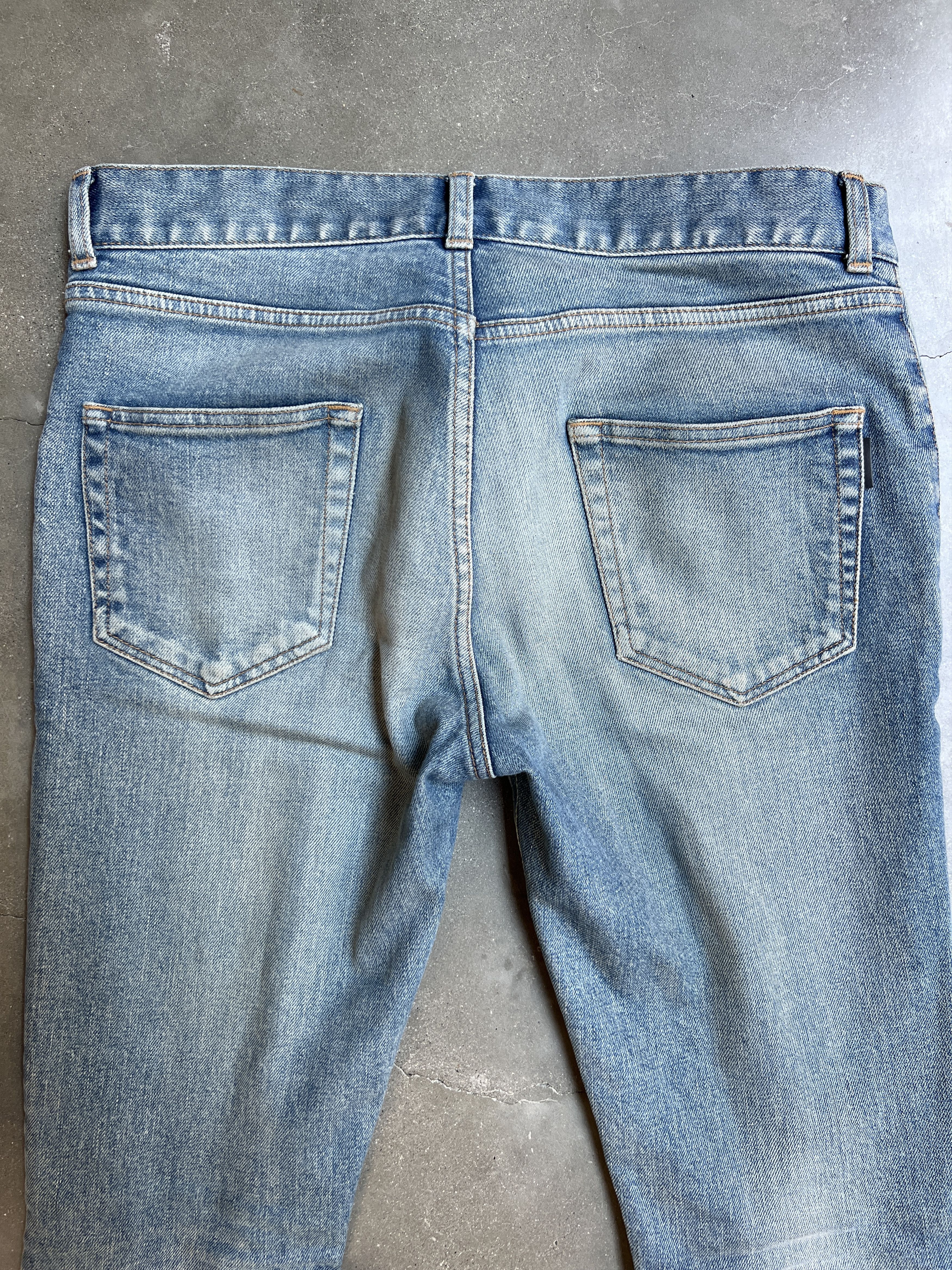 Saint Laurent Paris Saint Laurent Light Wash Skinny Jeans Size US 30 / EU 46 - 8 Thumbnail