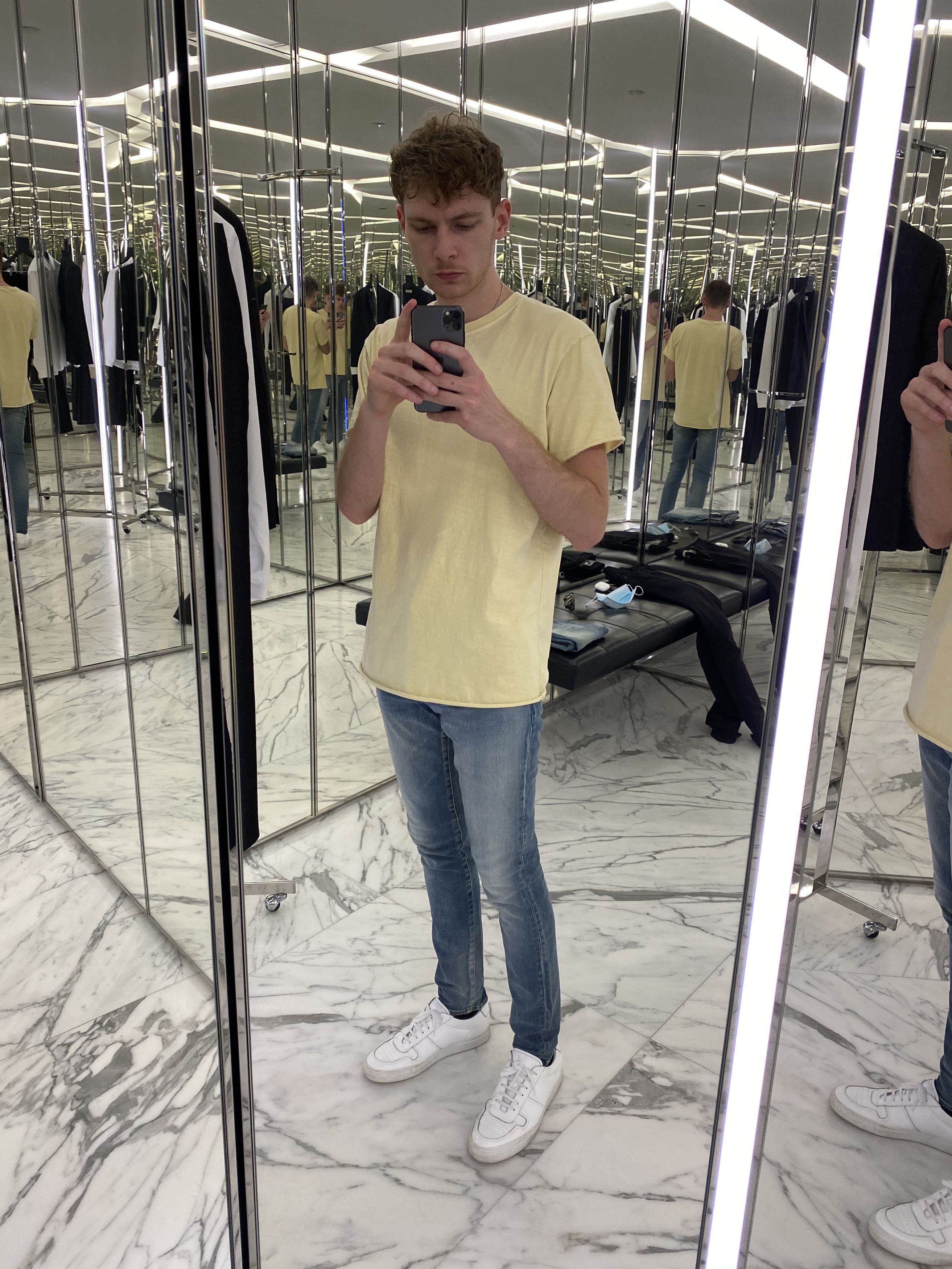 Saint Laurent Paris Saint Laurent Light Wash Skinny Jeans Size US 30 / EU 46 - 14 Thumbnail