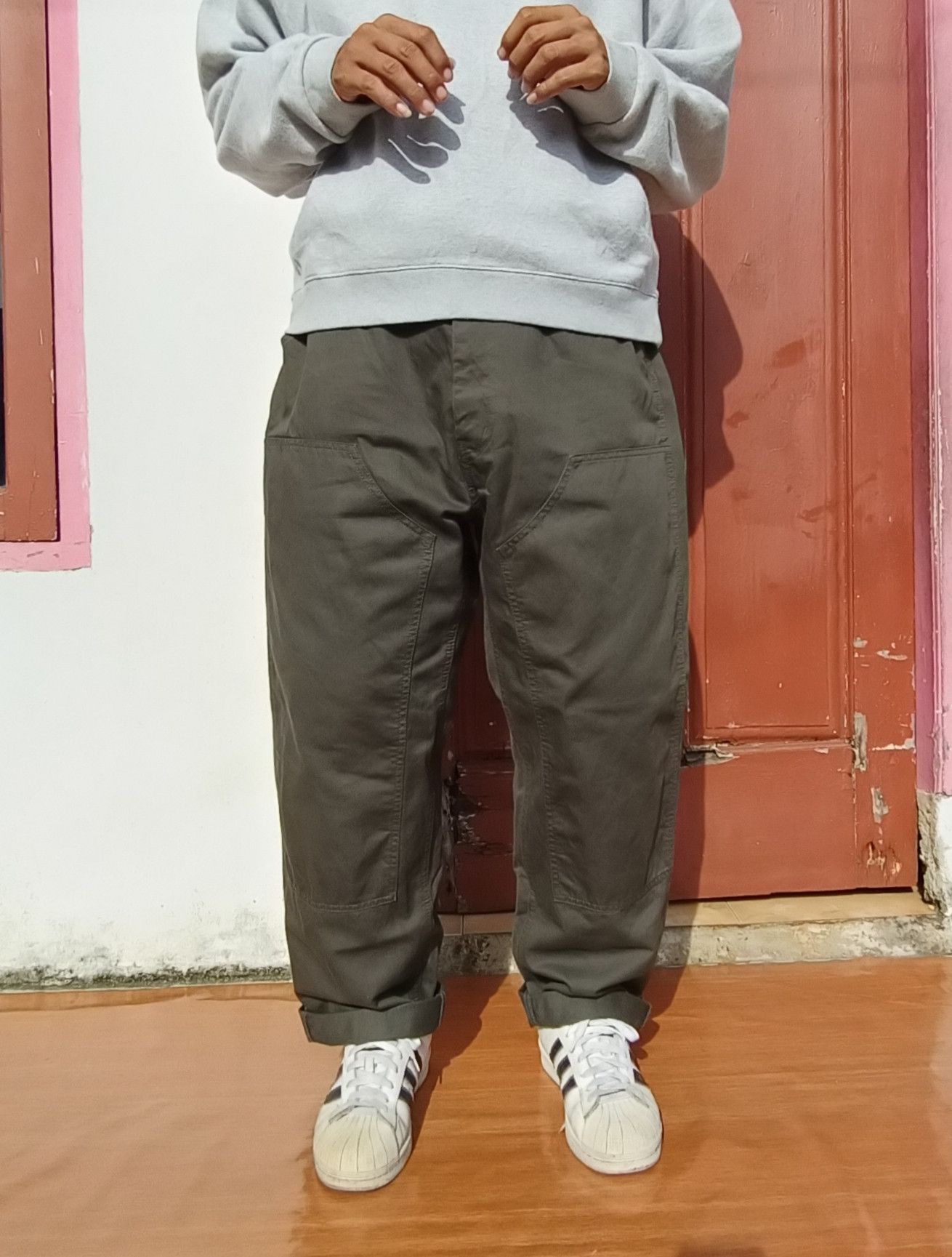 パンツ jil sander+ double knee cargo pants Jil Sander × Uniqlo Rare design Jil Sander Uniqlo double knee