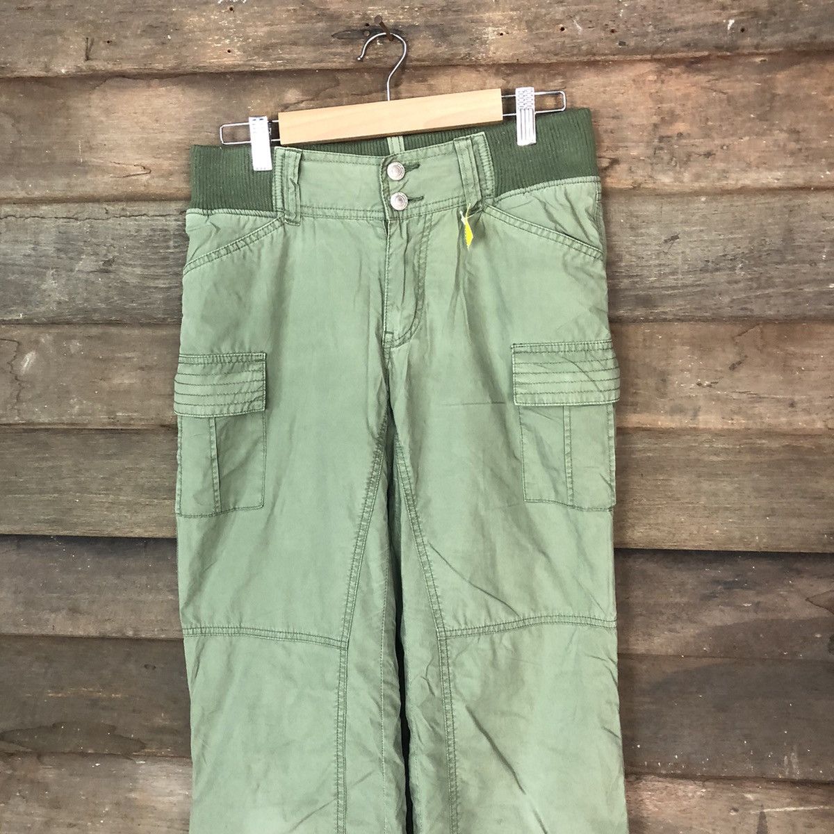 Japanese Brand × Vintage Japanese Brand Green Cargo Pants #2407 Size US 28 / EU 44 - 2 Thumbnail