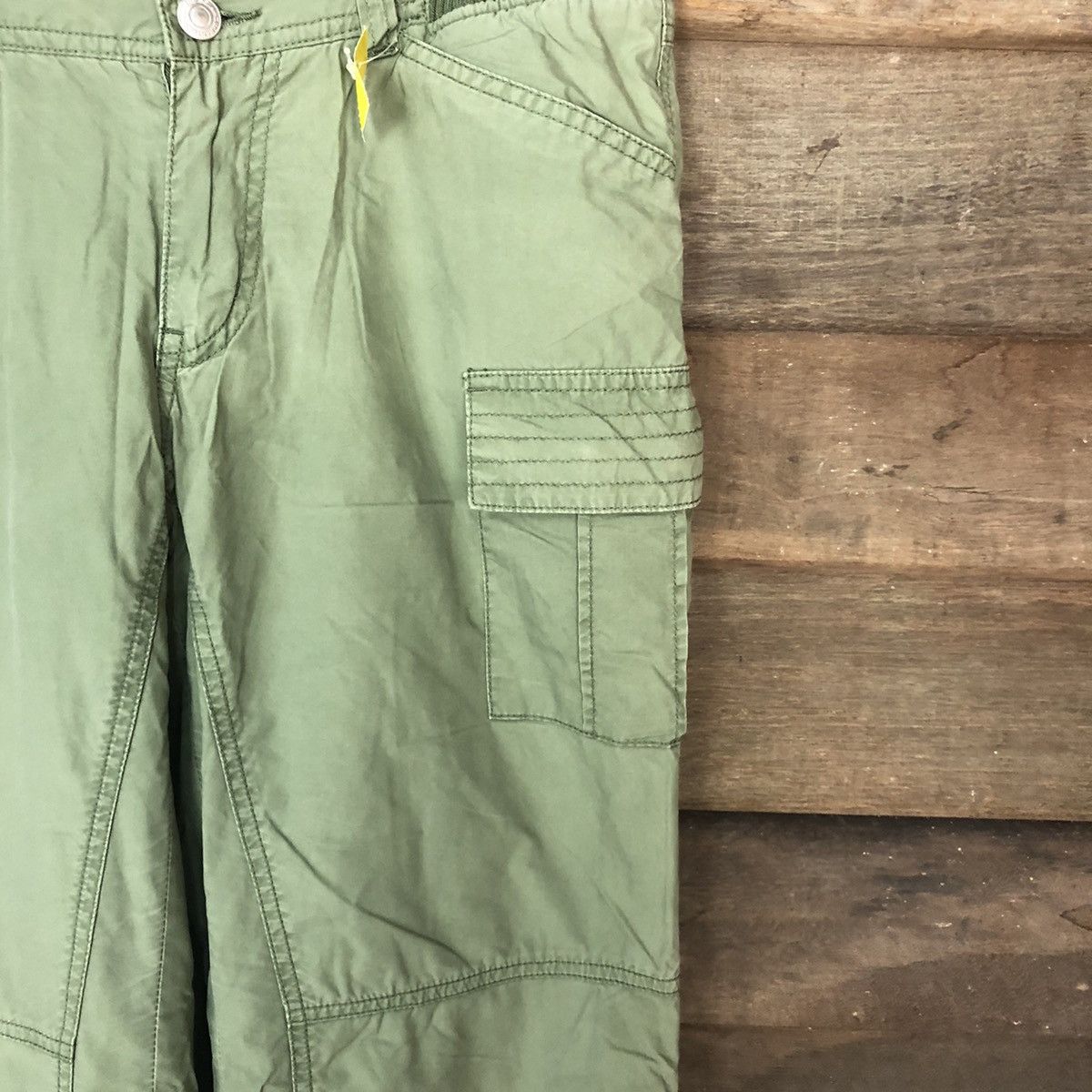 Japanese Brand × Vintage Japanese Brand Green Cargo Pants #2407 Size US 28 / EU 44 - 7 Thumbnail