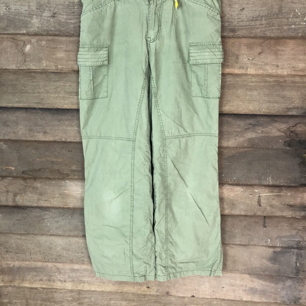 Japanese Brand × Vintage Japanese Brand Green Cargo Pants #2407 Size US 28 / EU 44 - 3 Thumbnail