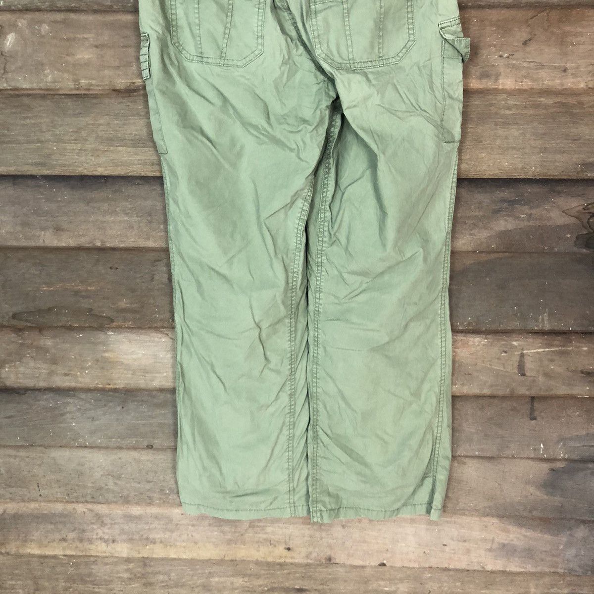 Japanese Brand × Vintage Japanese Brand Green Cargo Pants #2407 Size US 28 / EU 44 - 13 Thumbnail