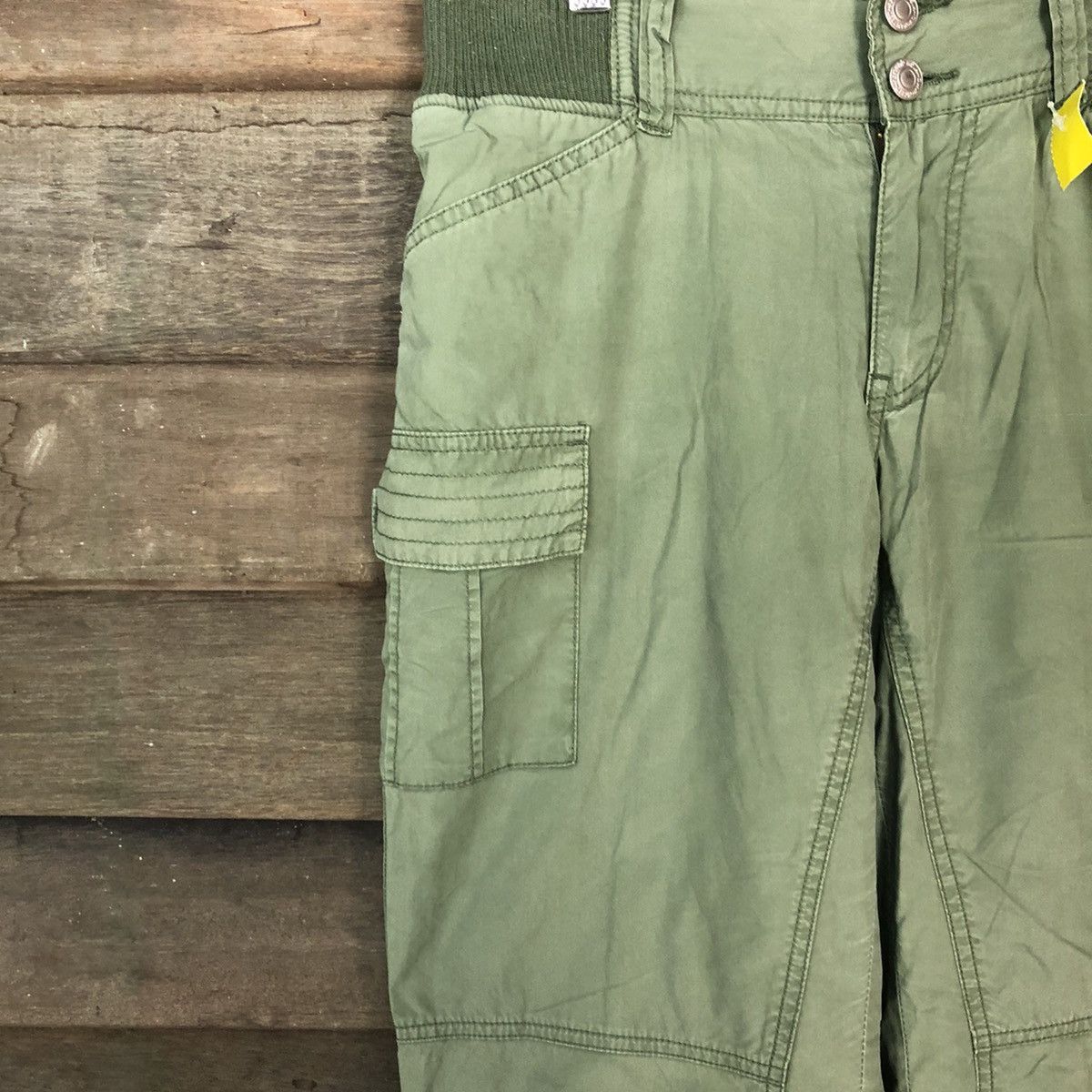 Japanese Brand × Vintage Japanese Brand Green Cargo Pants #2407 Size US 28 / EU 44 - 6 Thumbnail