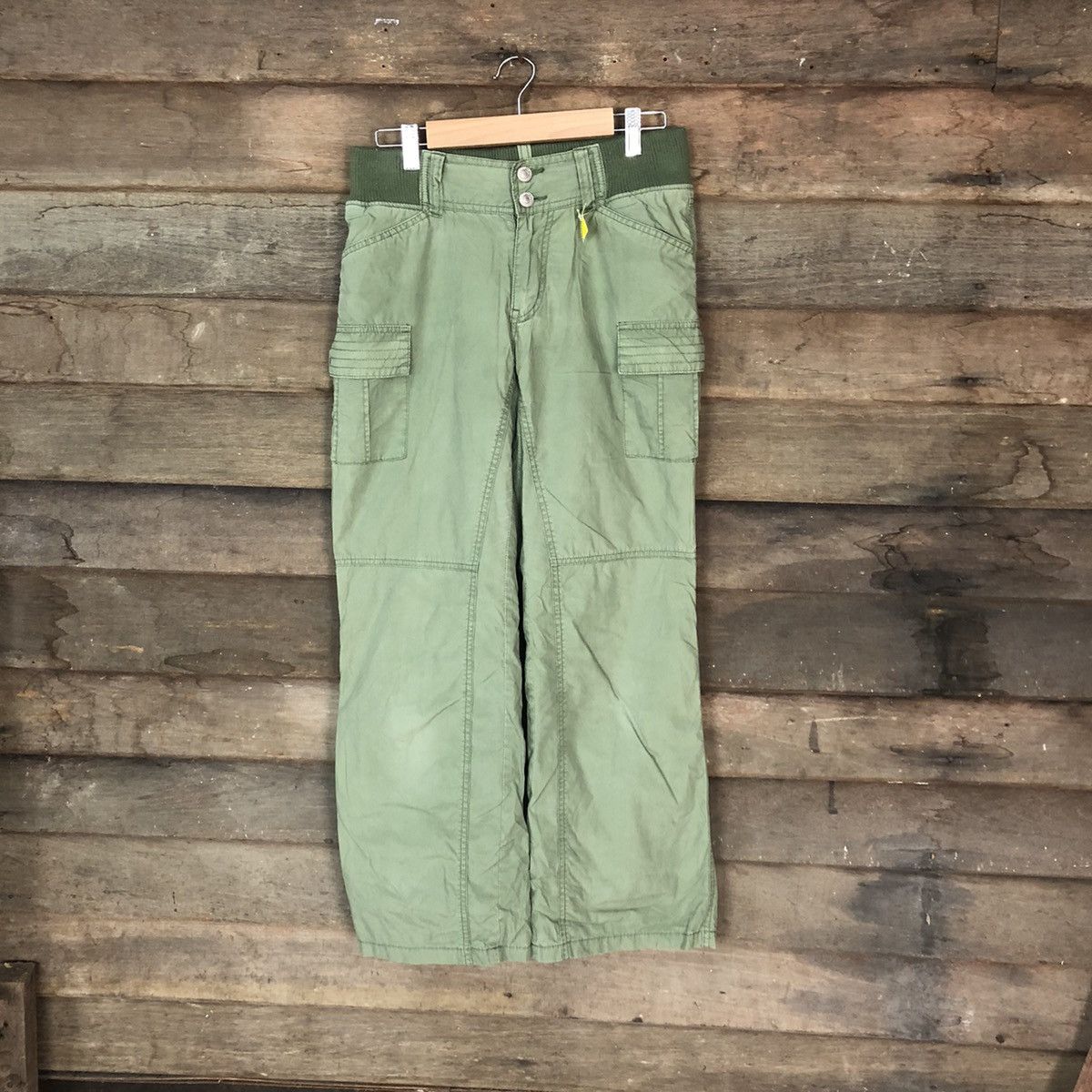 Japanese Brand × Vintage Japanese Brand Green Cargo Pants #2407 Size US 28 / EU 44 - 1 Thumbnail