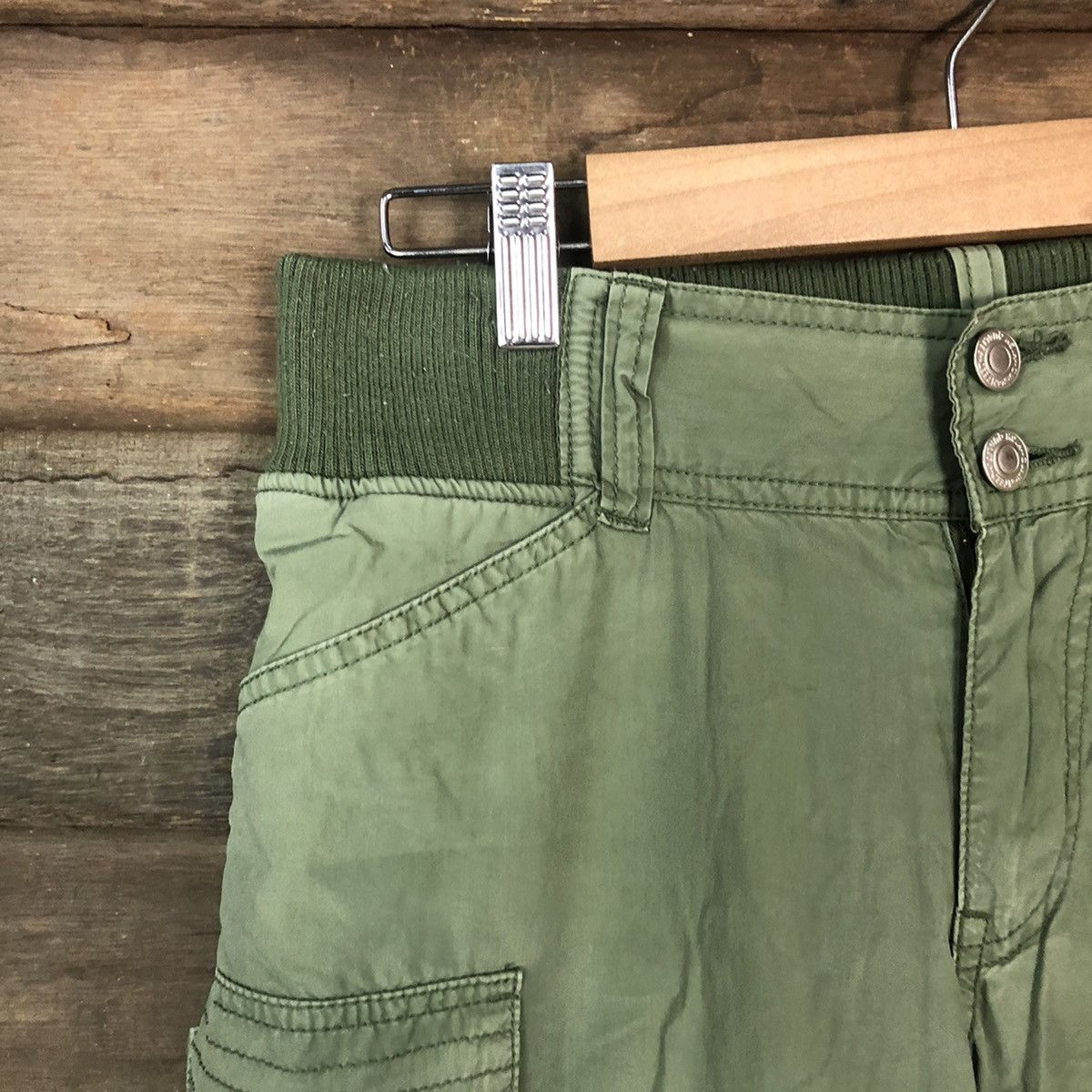Japanese Brand × Vintage Japanese Brand Green Cargo Pants #2407 Size US 28 / EU 44 - 4 Thumbnail