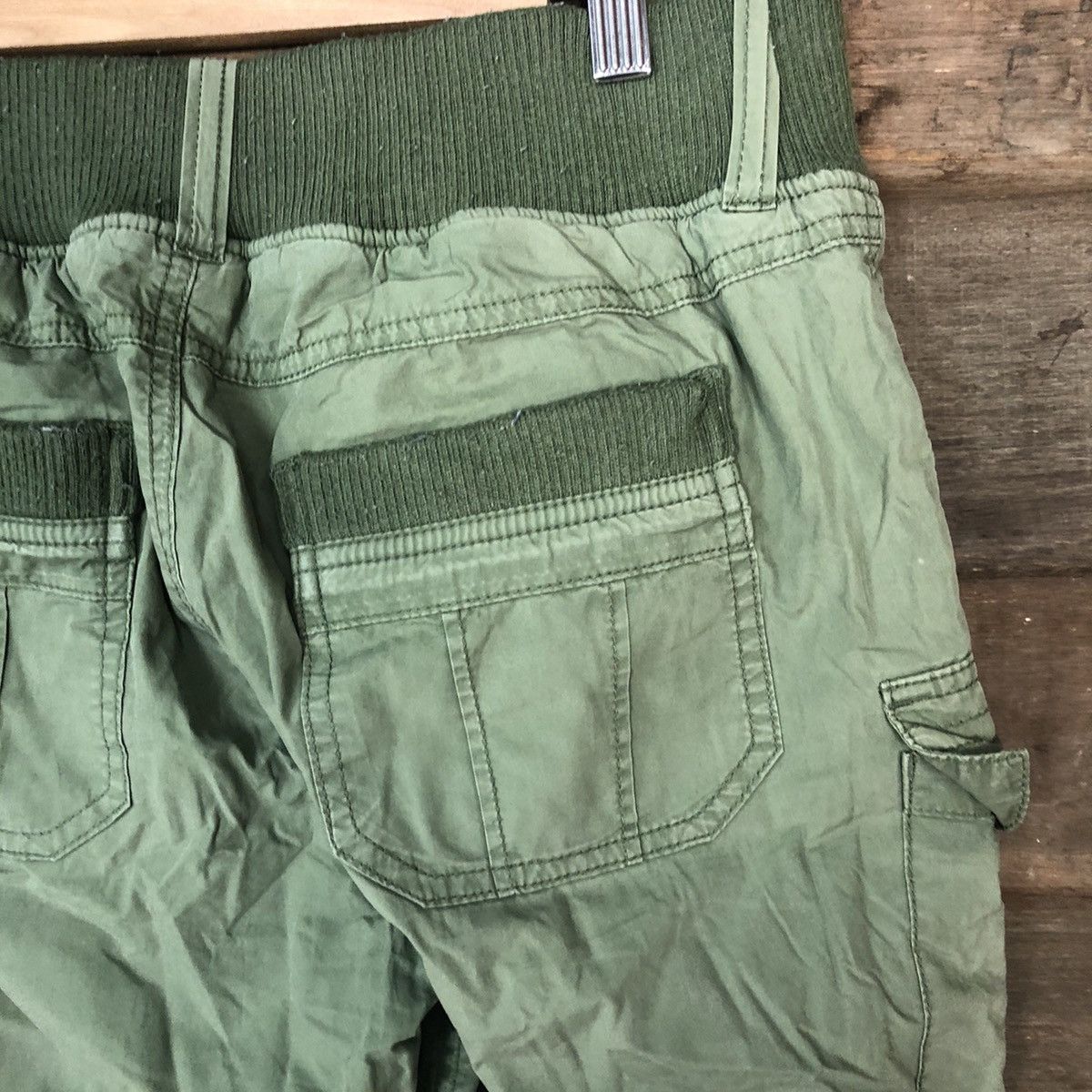 Japanese Brand × Vintage Japanese Brand Green Cargo Pants #2407 Size US 28 / EU 44 - 15 Thumbnail