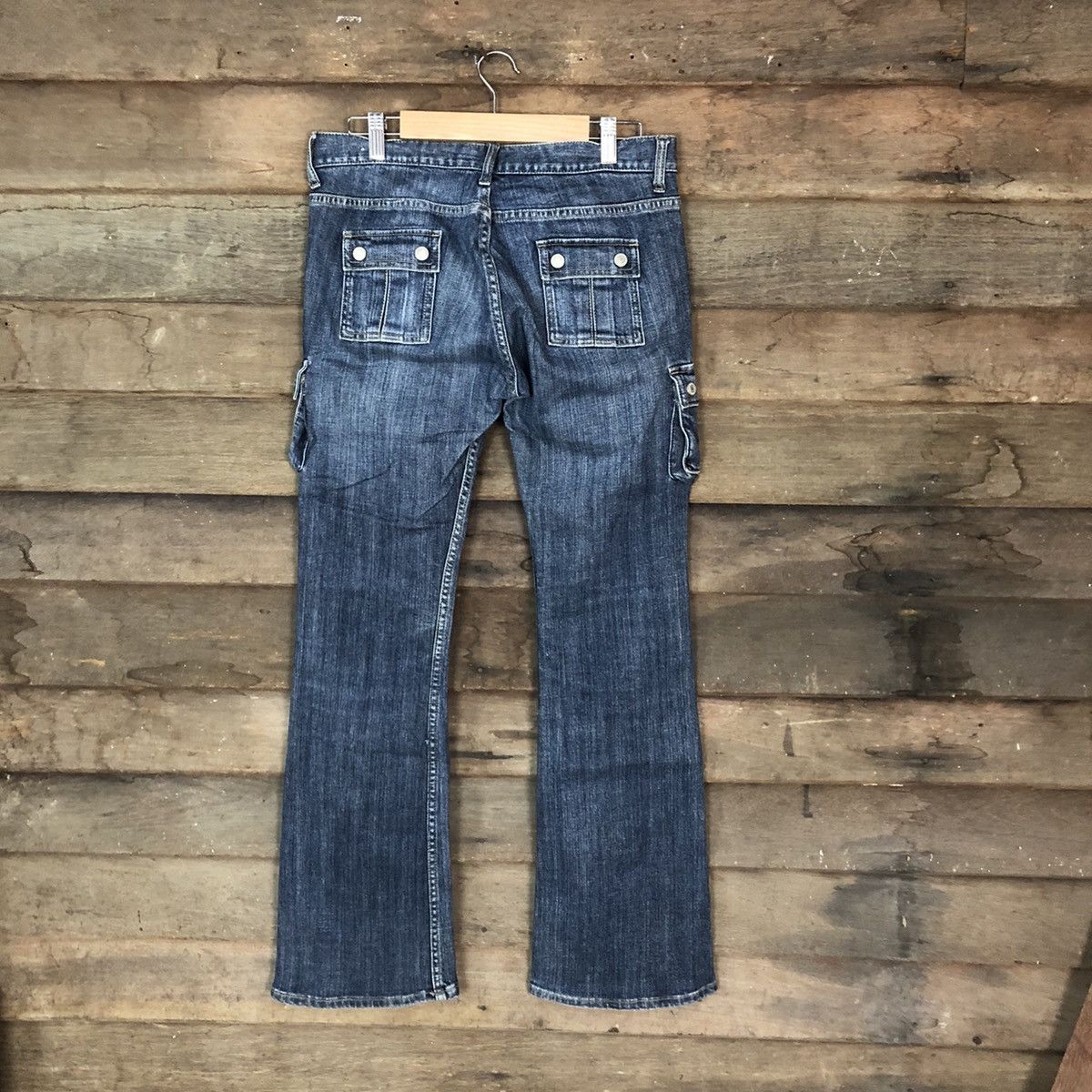 Japanese Brand Oririn Love Blue multipocket Denim Jeans #2408 Size 27" / US 4 / IT 40 - 11 Thumbnail
