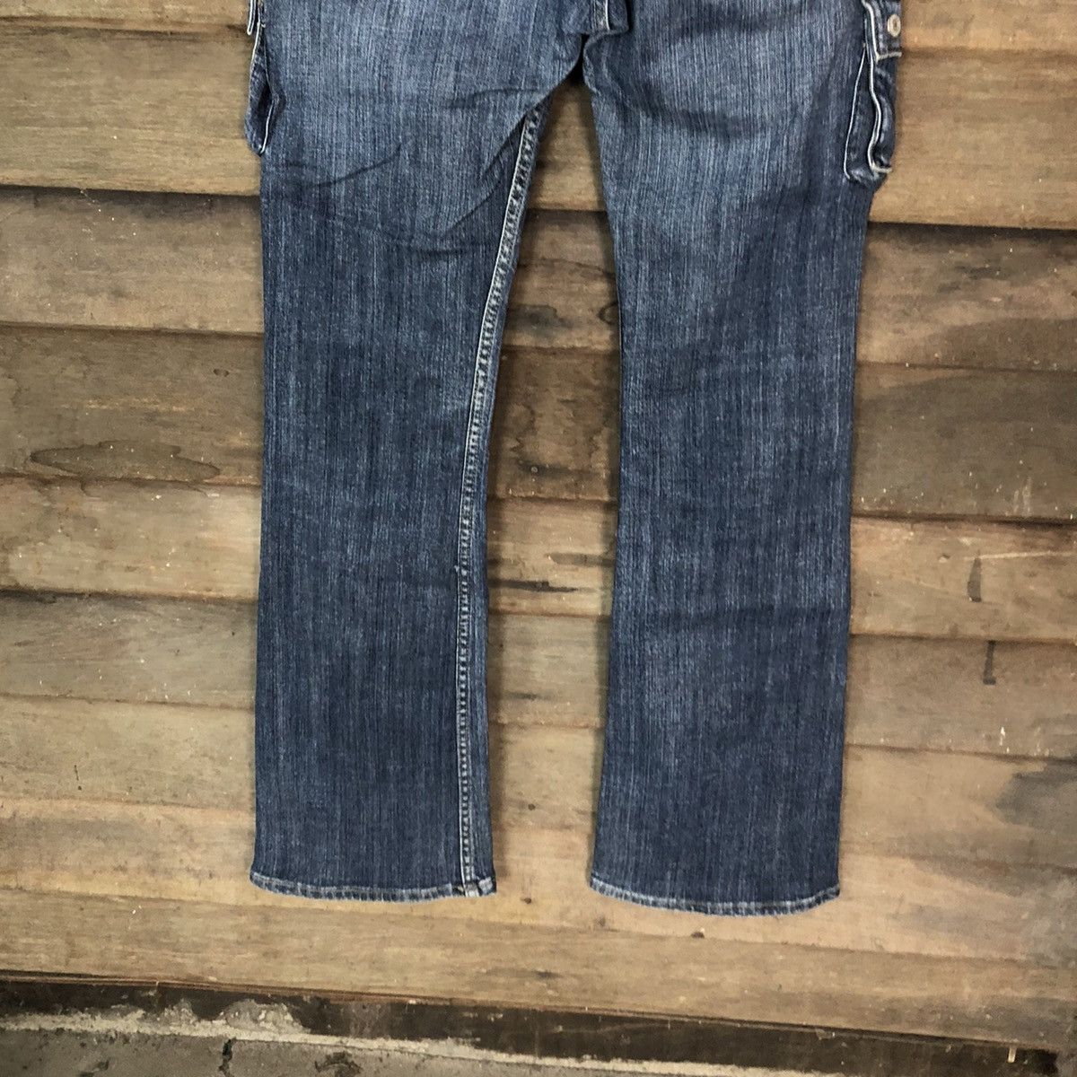 Japanese Brand Oririn Love Blue multipocket Denim Jeans #2408 Size 27" / US 4 / IT 40 - 13 Thumbnail
