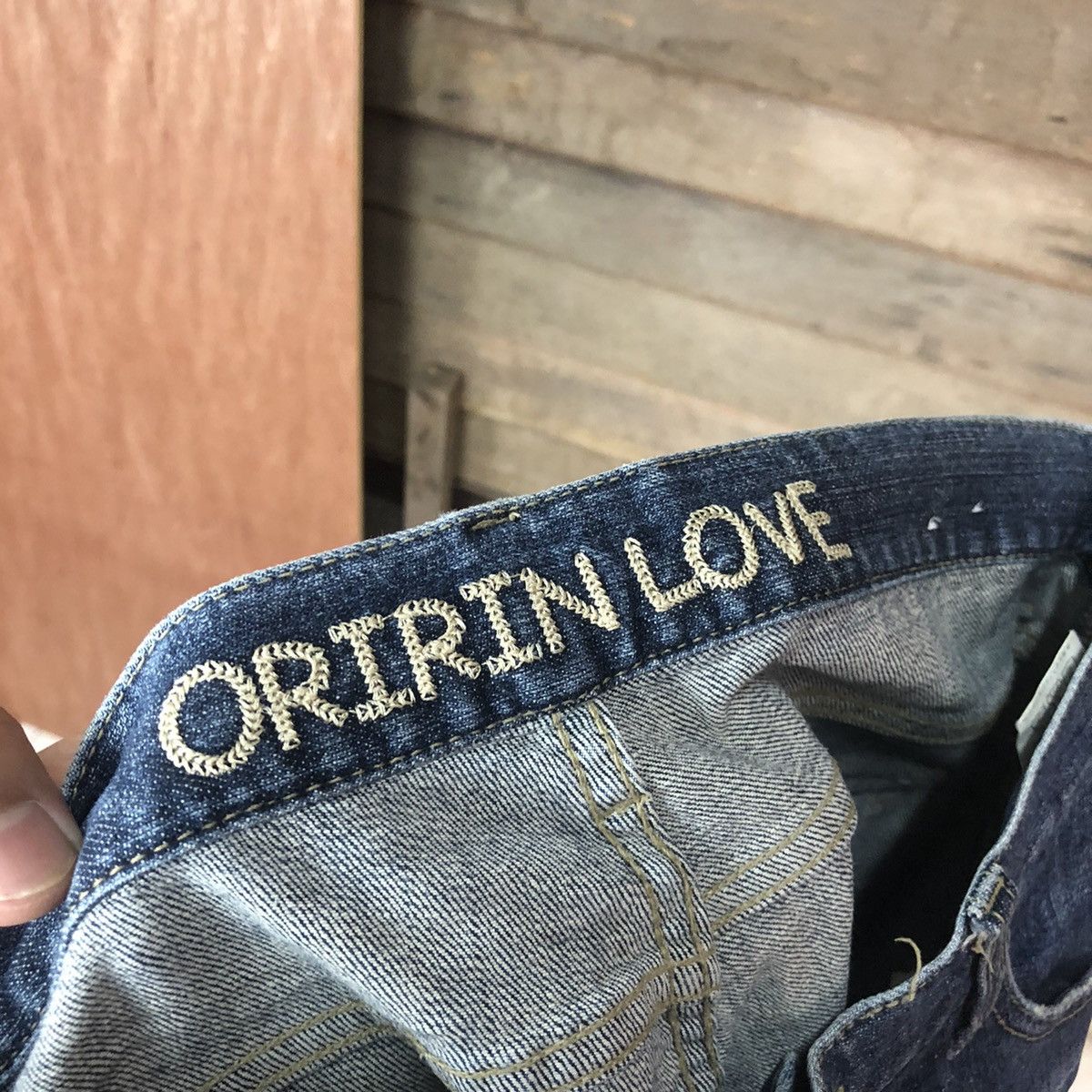 Japanese Brand Oririn Love Blue multipocket Denim Jeans #2408 Size 27" / US 4 / IT 40 - 16 Thumbnail