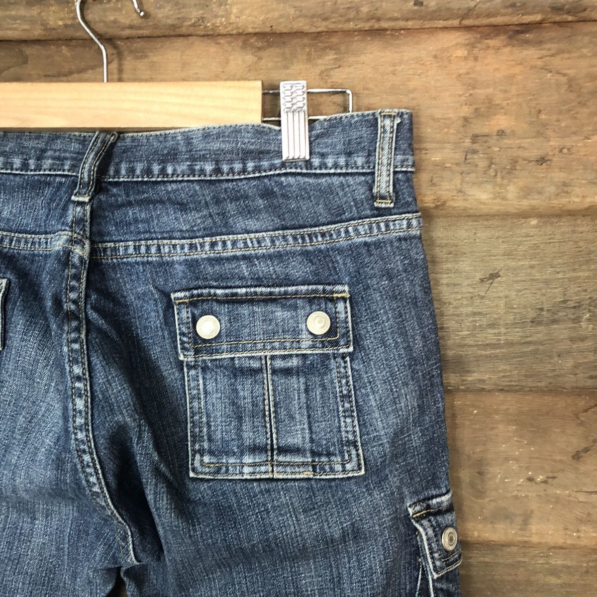Japanese Brand Oririn Love Blue multipocket Denim Jeans #2408 Size 27" / US 4 / IT 40 - 15 Thumbnail