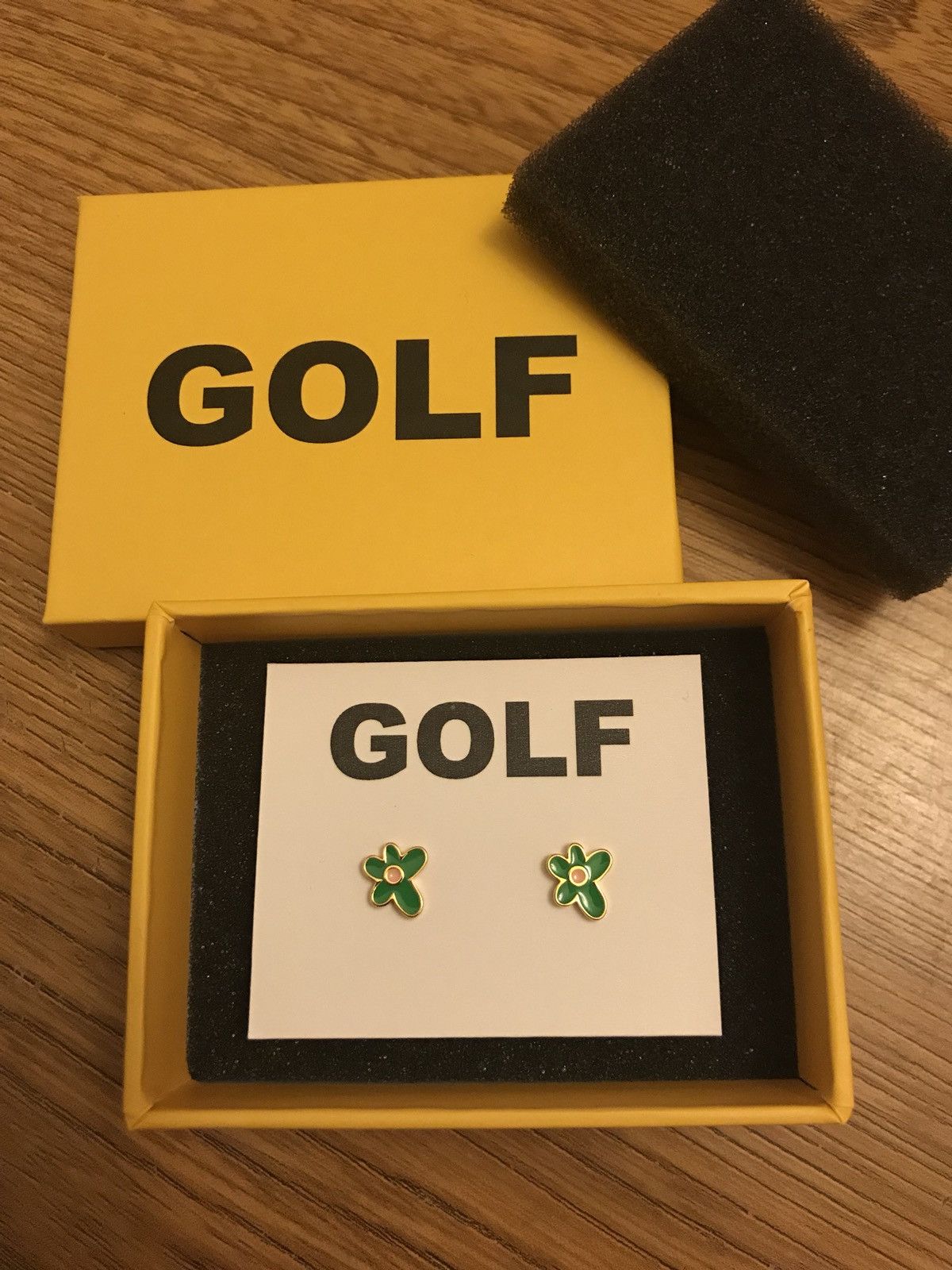CRUSH EARRINGS by GOLF WANG ゴルフワン　ピアス　2個 GOLF WANG(ゴルフワン) ピアス(メンズ) - 海外通販のBUYMA