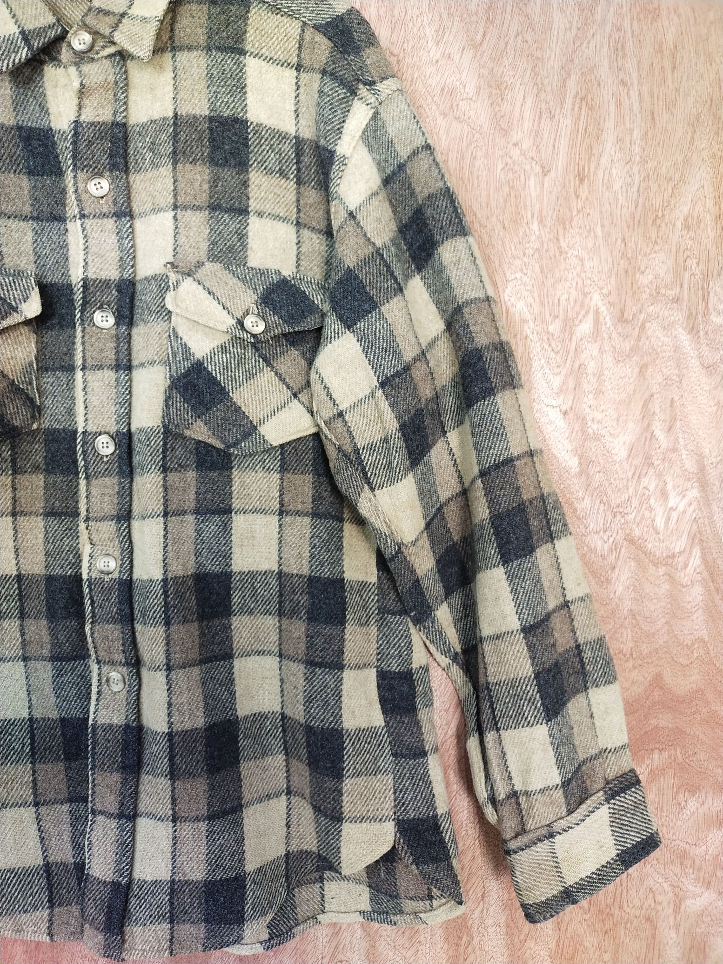 Woolrich Woolen Mills 90' Woolrich checkered flannel vintage #S190DL Size US L / EU 52-54 / 3 - 3 Thumbnail