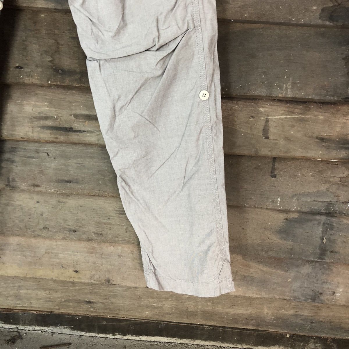 Japanese Brand DL Back Number Grey Cargo Multipocket Pants #1936 Size US 30 / EU 46 - 9 Thumbnail