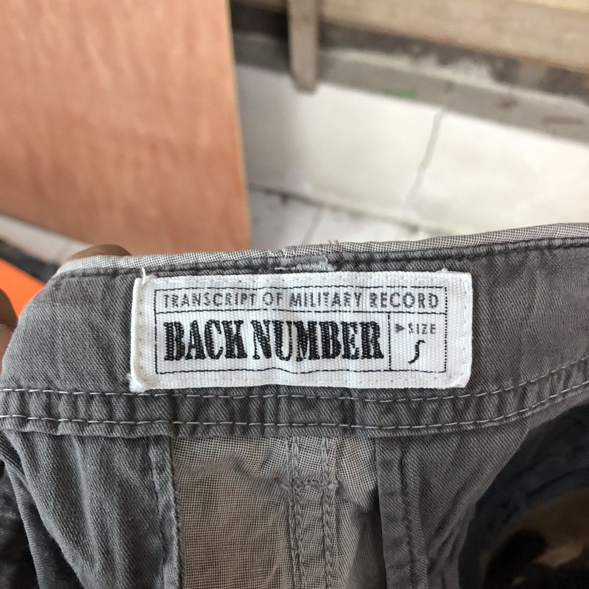 Japanese Brand DL Back Number Grey Cargo Multipocket Pants #1936 Size US 30 / EU 46 - 16 Thumbnail