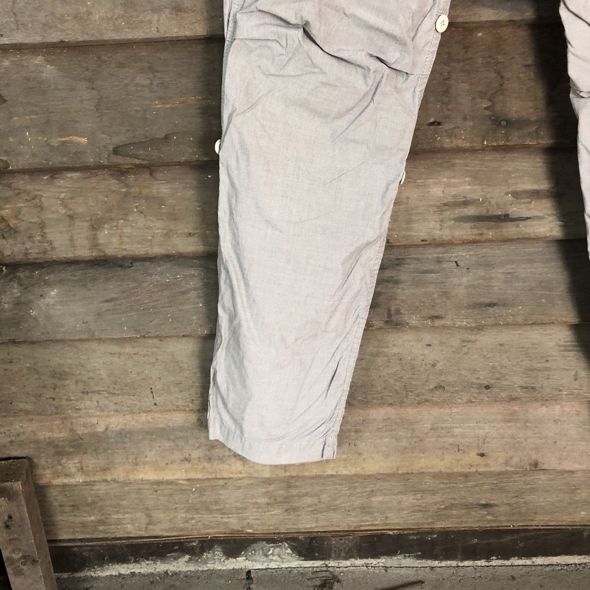Japanese Brand DL Back Number Grey Cargo Multipocket Pants #1936 Size US 30 / EU 46 - 8 Thumbnail