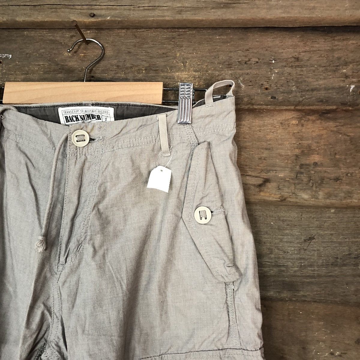 Japanese Brand DL Back Number Grey Cargo Multipocket Pants #1936 Size US 30 / EU 46 - 5 Thumbnail