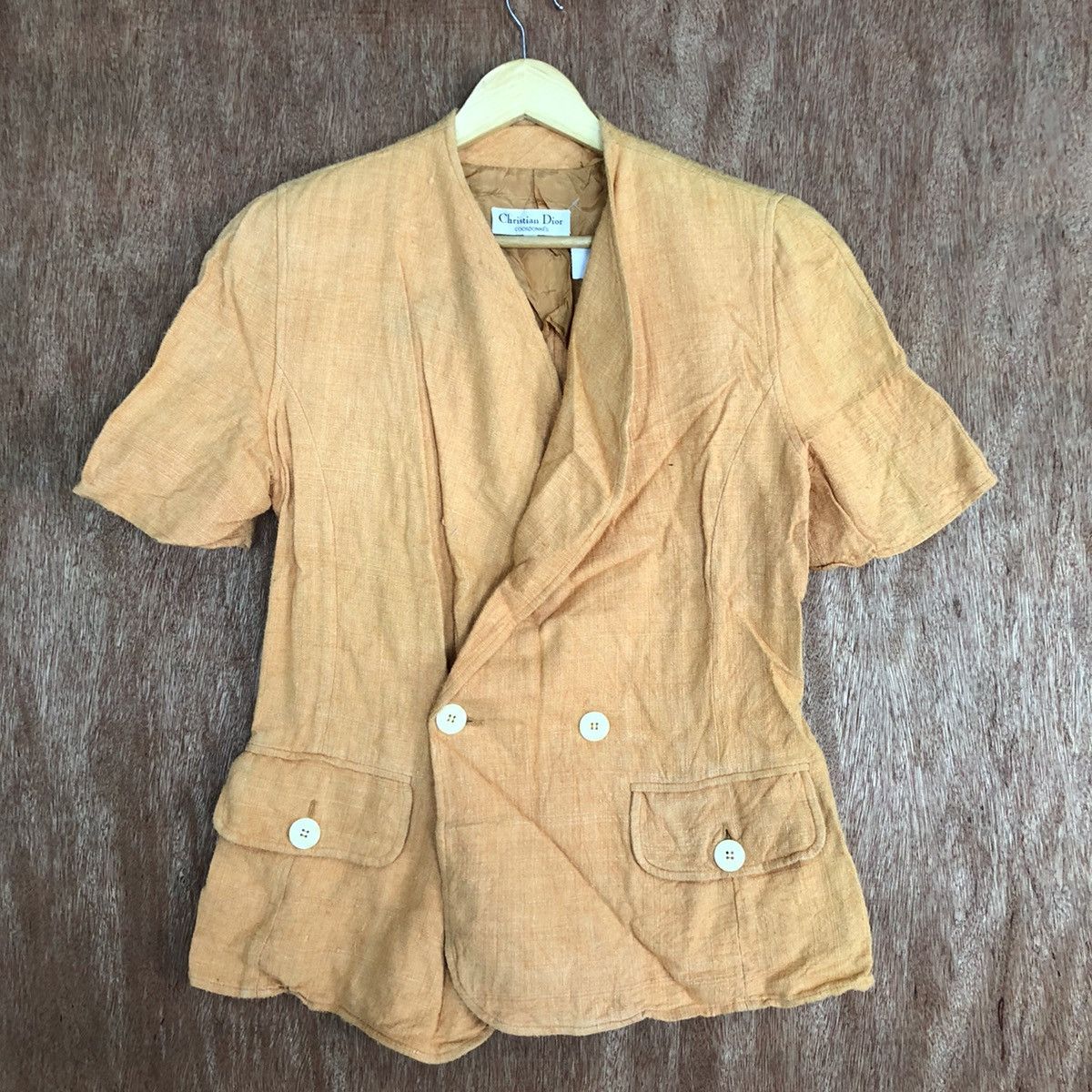 DL Christian Dior Coat Short Sleeve vintage #1394