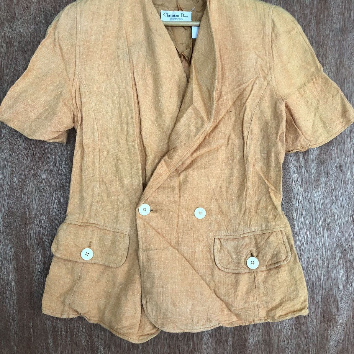 DL Christian Dior Coat Short Sleeve vintage #1394