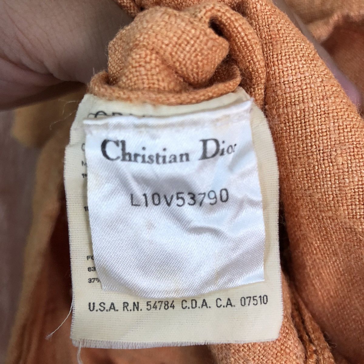 DL Christian Dior Coat Short Sleeve vintage #1394