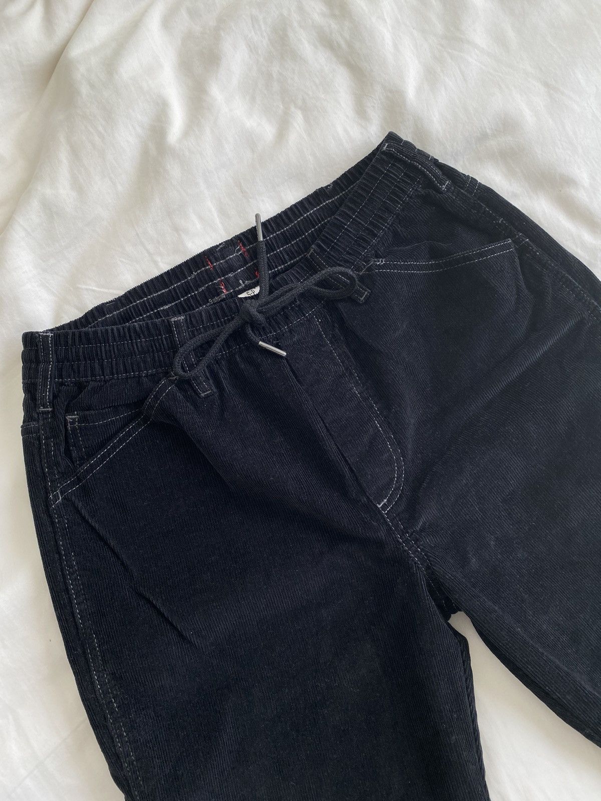 Japanese Brand Black Corduroy Carpenter Pants 30x30 Size US 30 / EU 46 - 2 Thumbnail