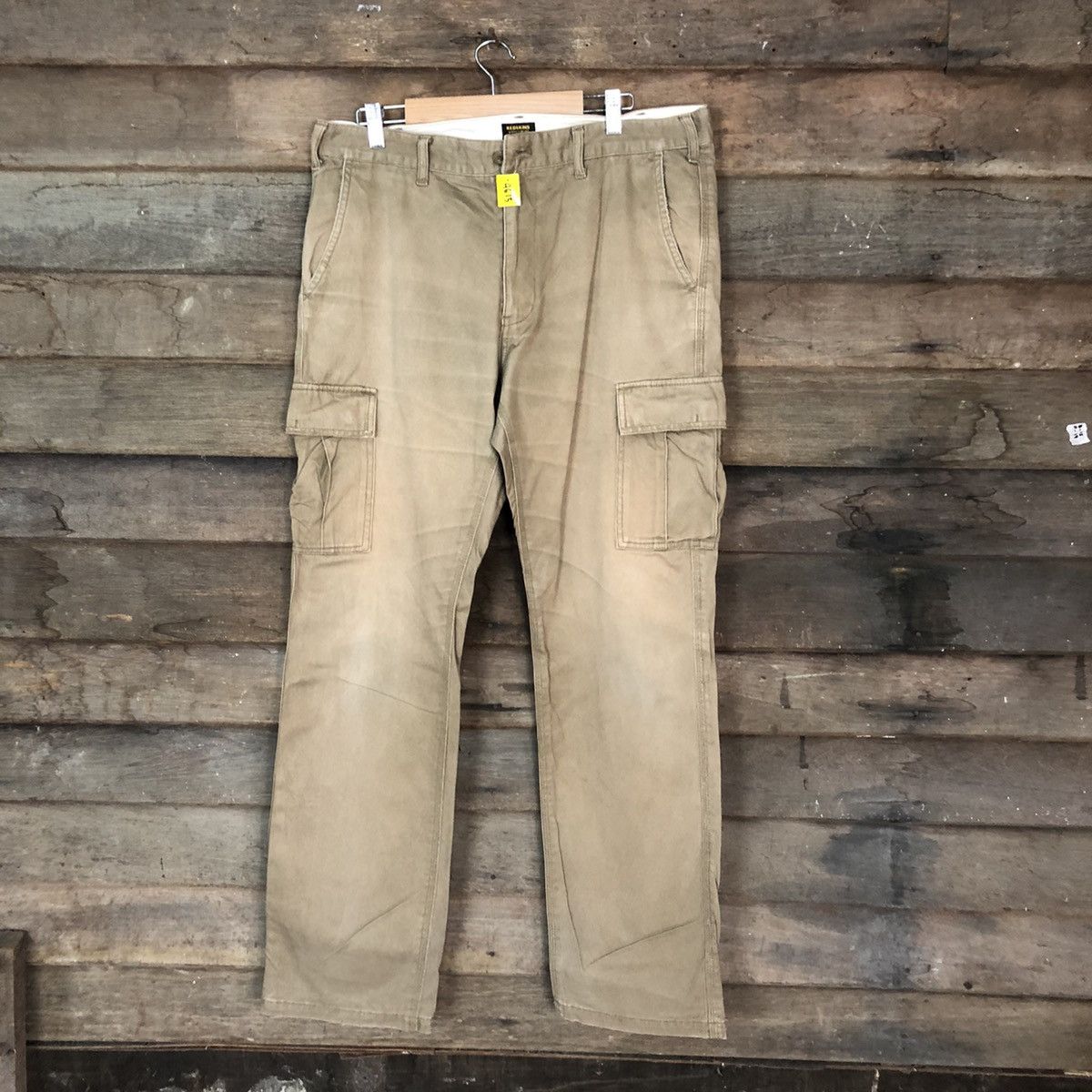 Japanese Brand × NFL Red Skins faded Brown utility multi pocket Cargo Pants #4613 Size US 34 / EU 50 - 1 Thumbnail