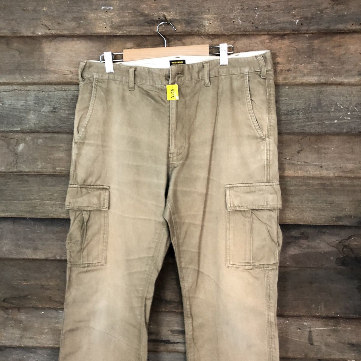 Japanese Brand × NFL Red Skins faded Brown utility multi pocket Cargo Pants #4613 Size US 34 / EU 50 - 2 Thumbnail